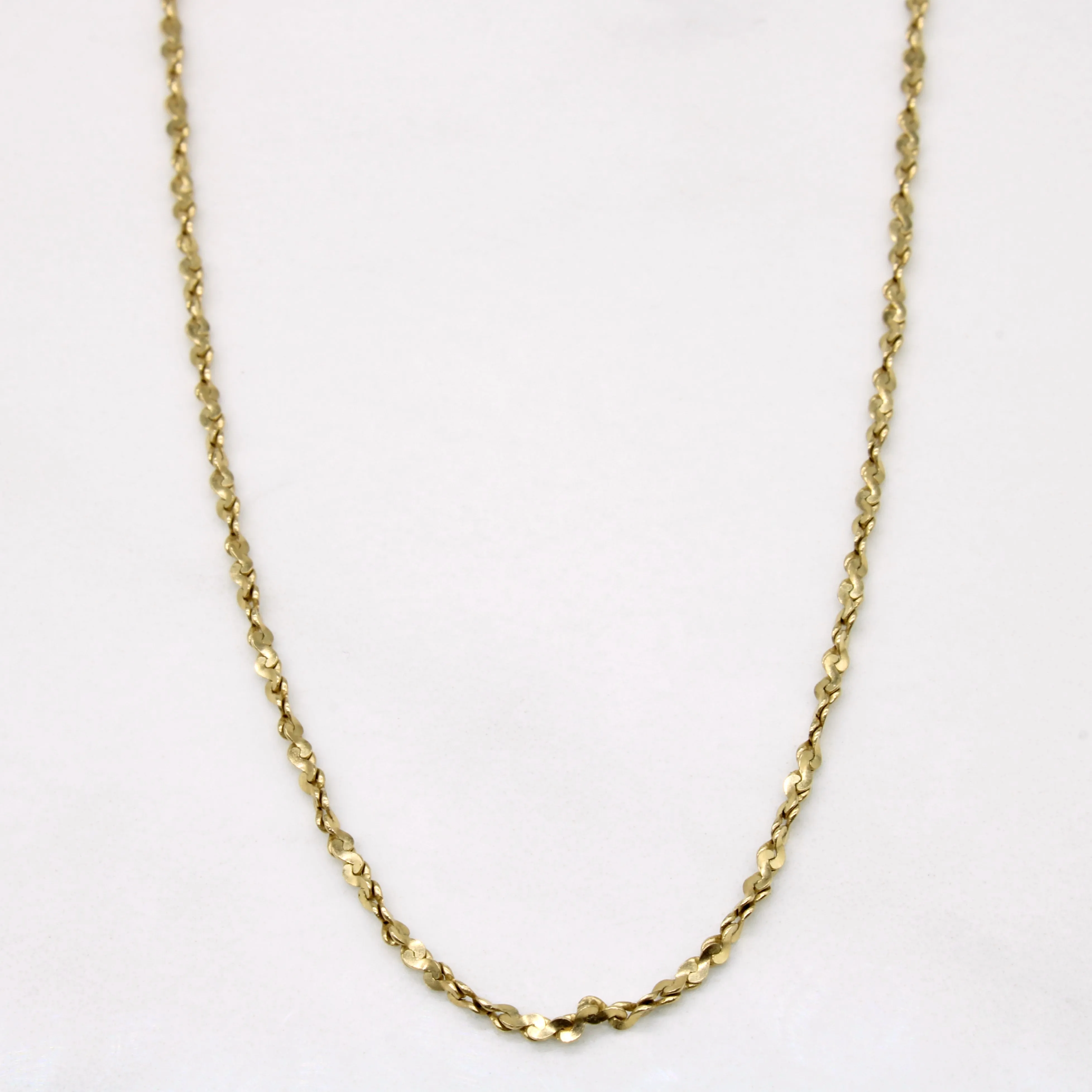 10k Yellow Gold Nugget Chain | 18" | Luxurious Shine