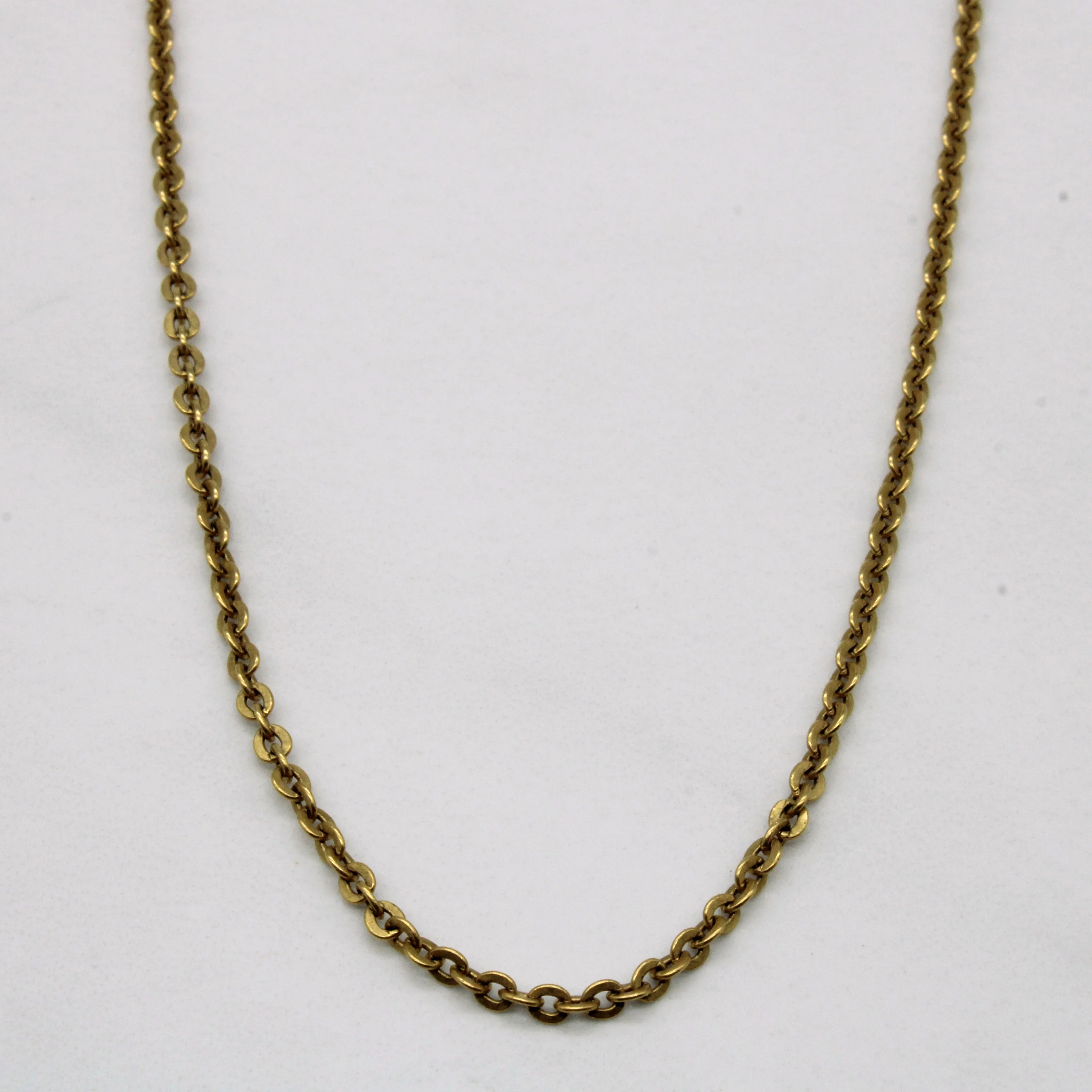 Timeless Match 10k Yellow Gold Oval Link Chain | 20" |
