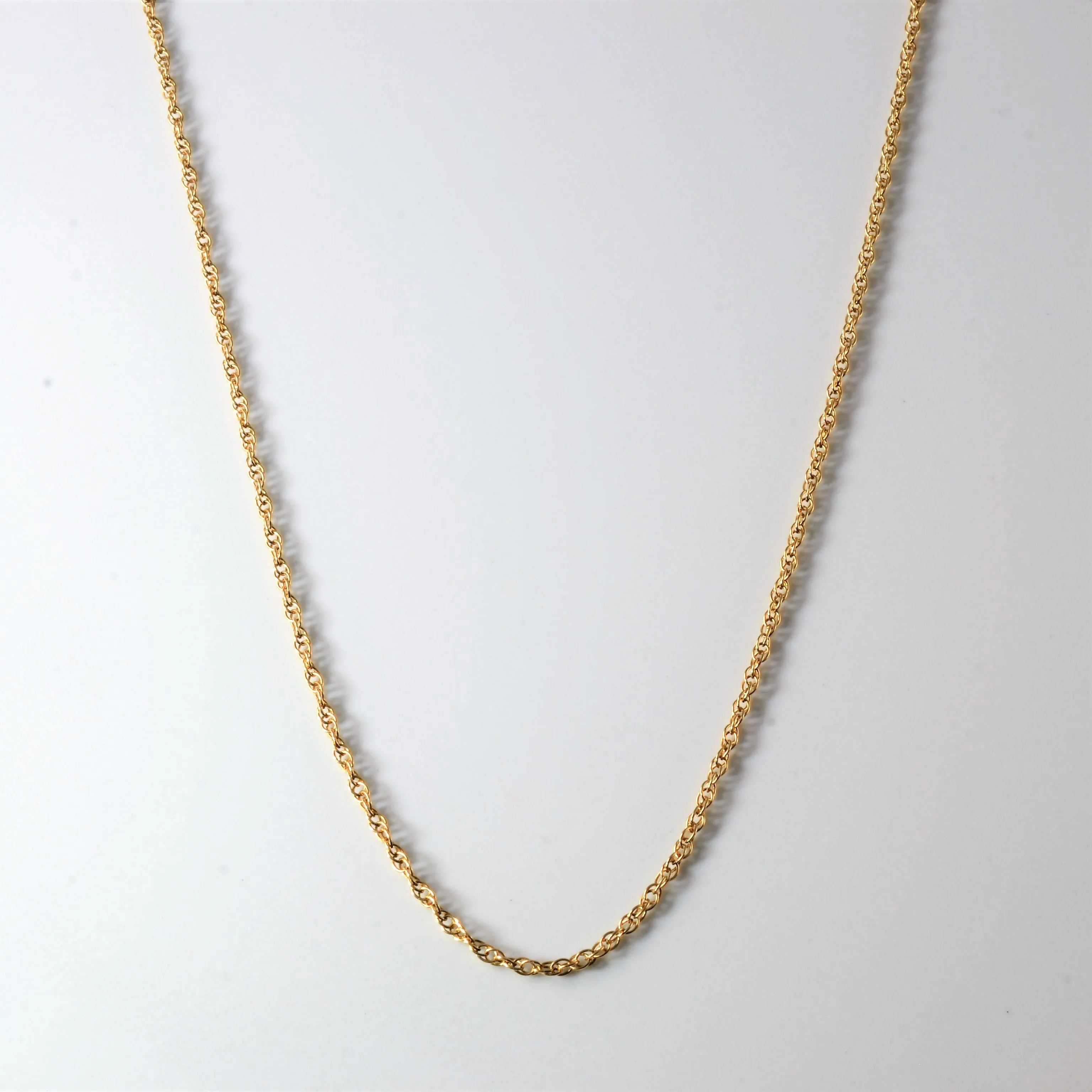 Everyday Mood 10k Yellow Gold Prince of Wales Chain | 18"|