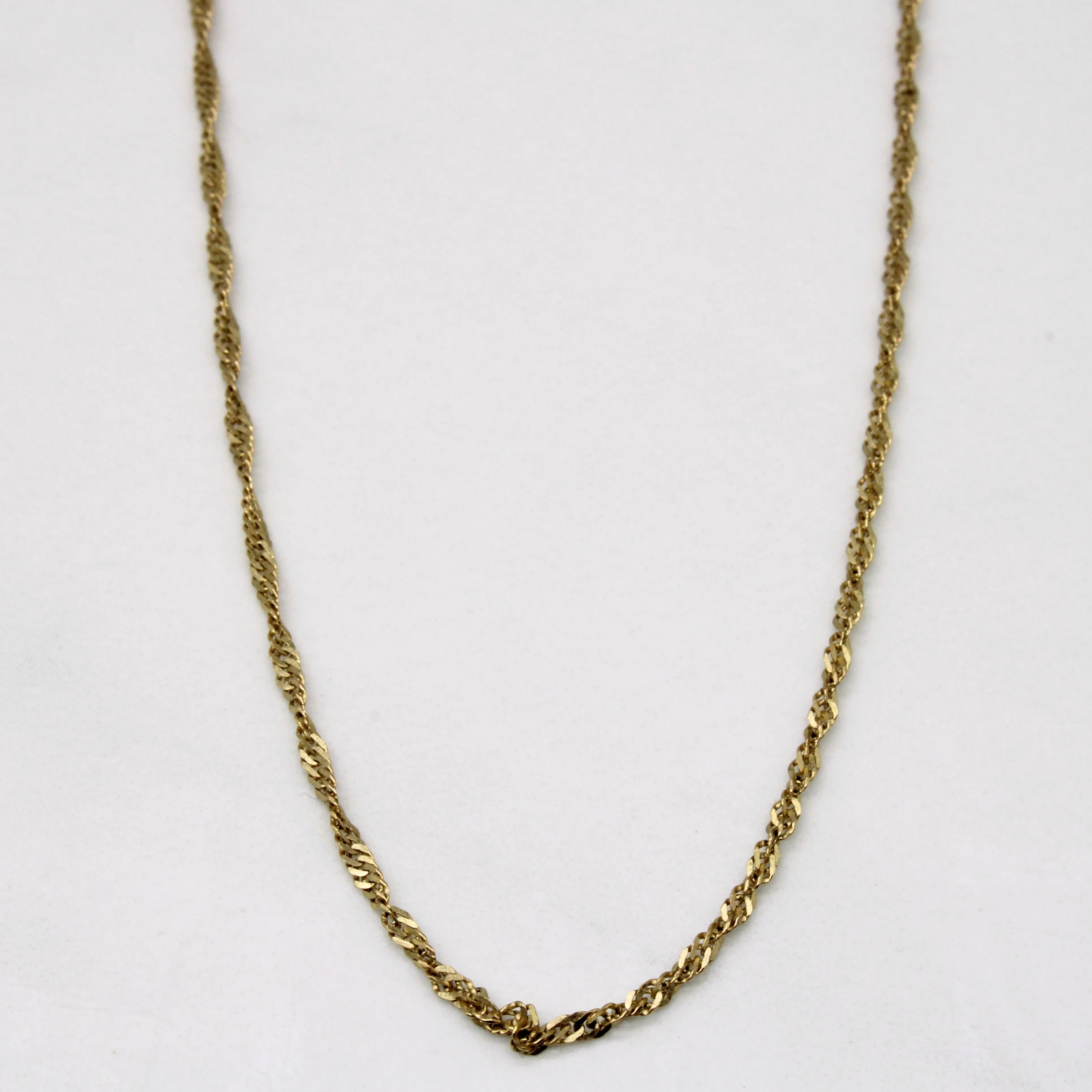 Vibrant Edge Timeless Gems 10k Yellow Gold Rope Chain | 16" |