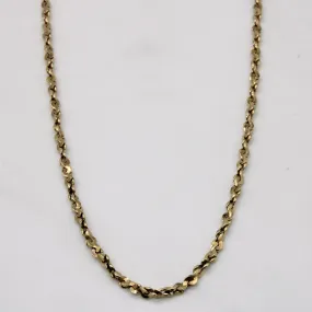 10k Yellow Gold Rope Chain | 22" | Sophisticated Embellishments