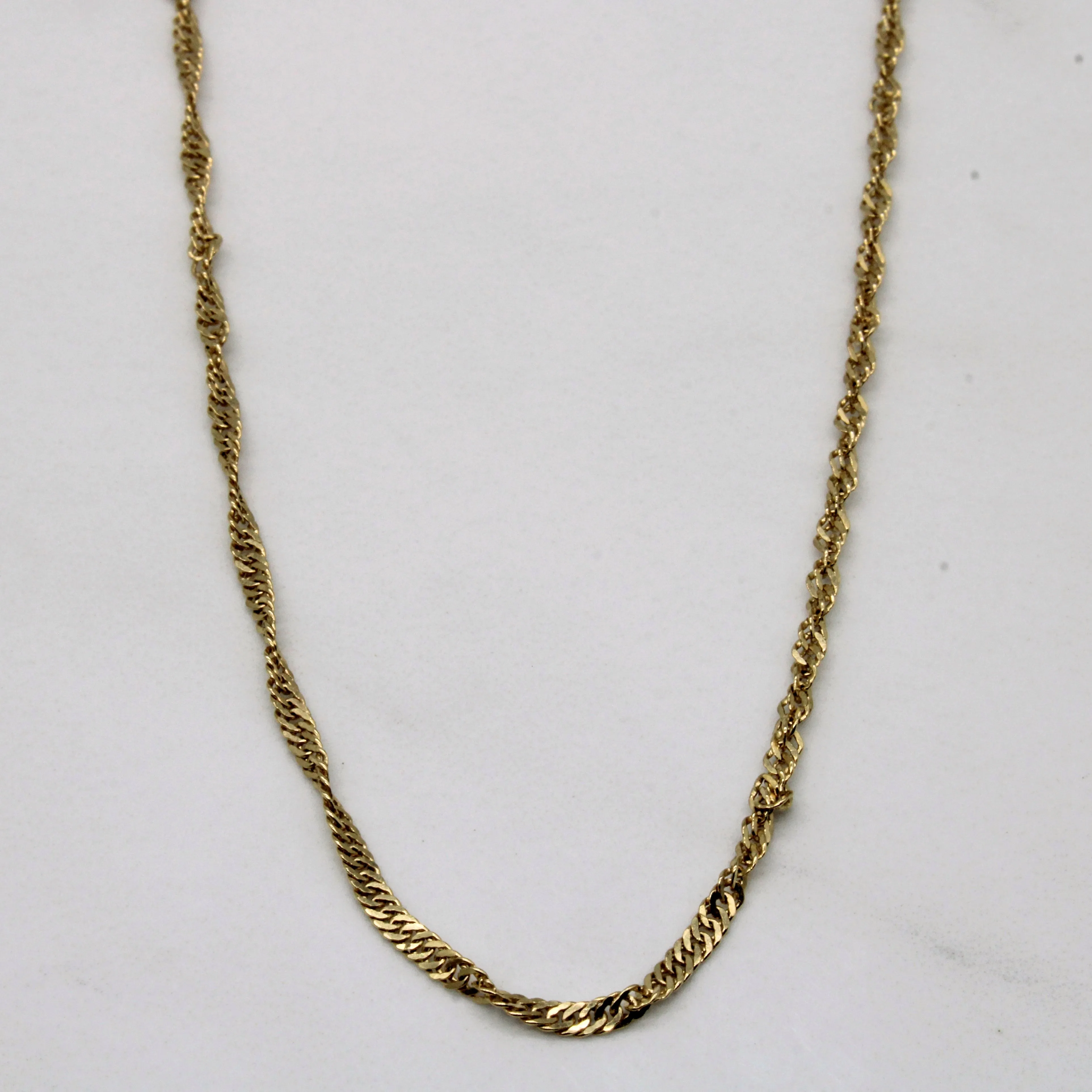 Vibrant Feel Timeless Form 10k Yellow Gold Rope Chain | 24" |