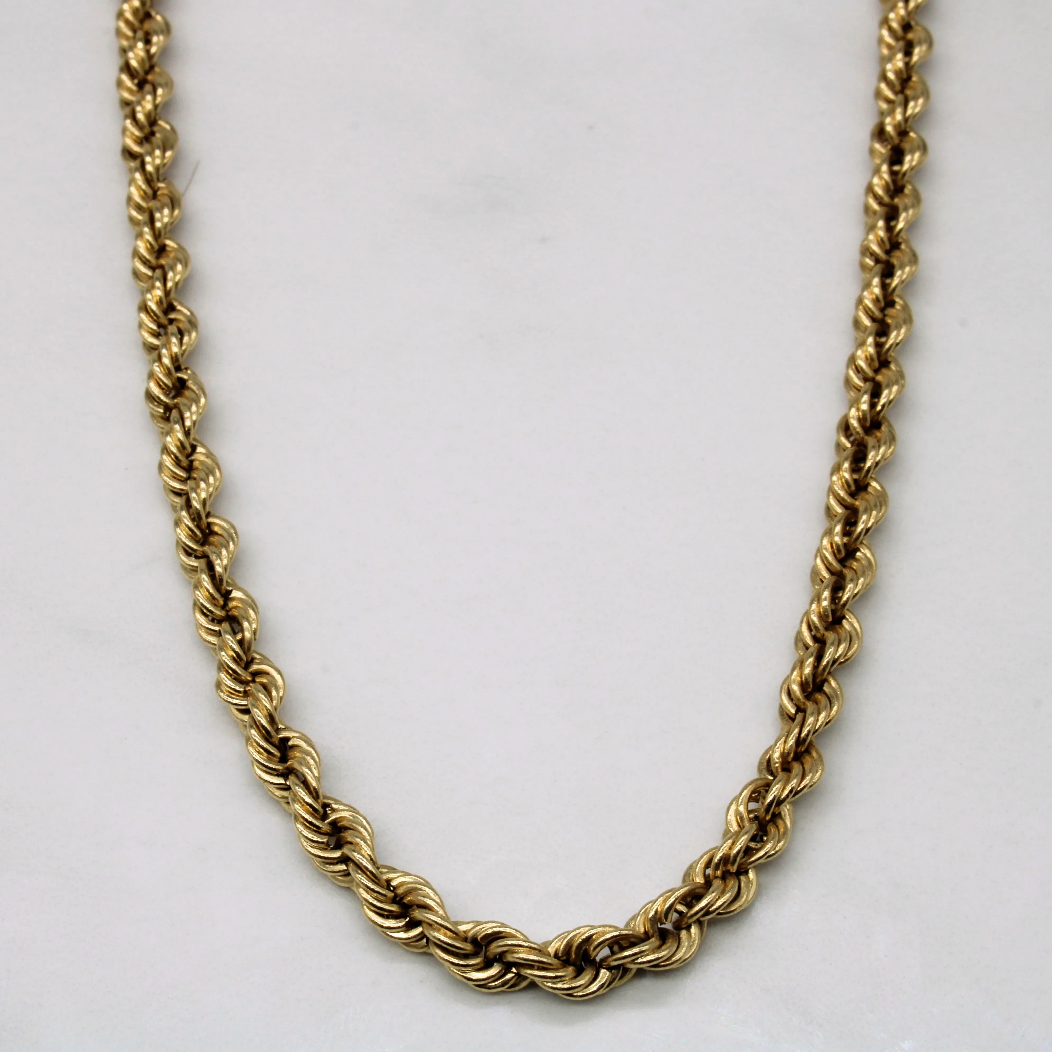 Special Day 10k Yellow Gold Rope Chain | 24" |