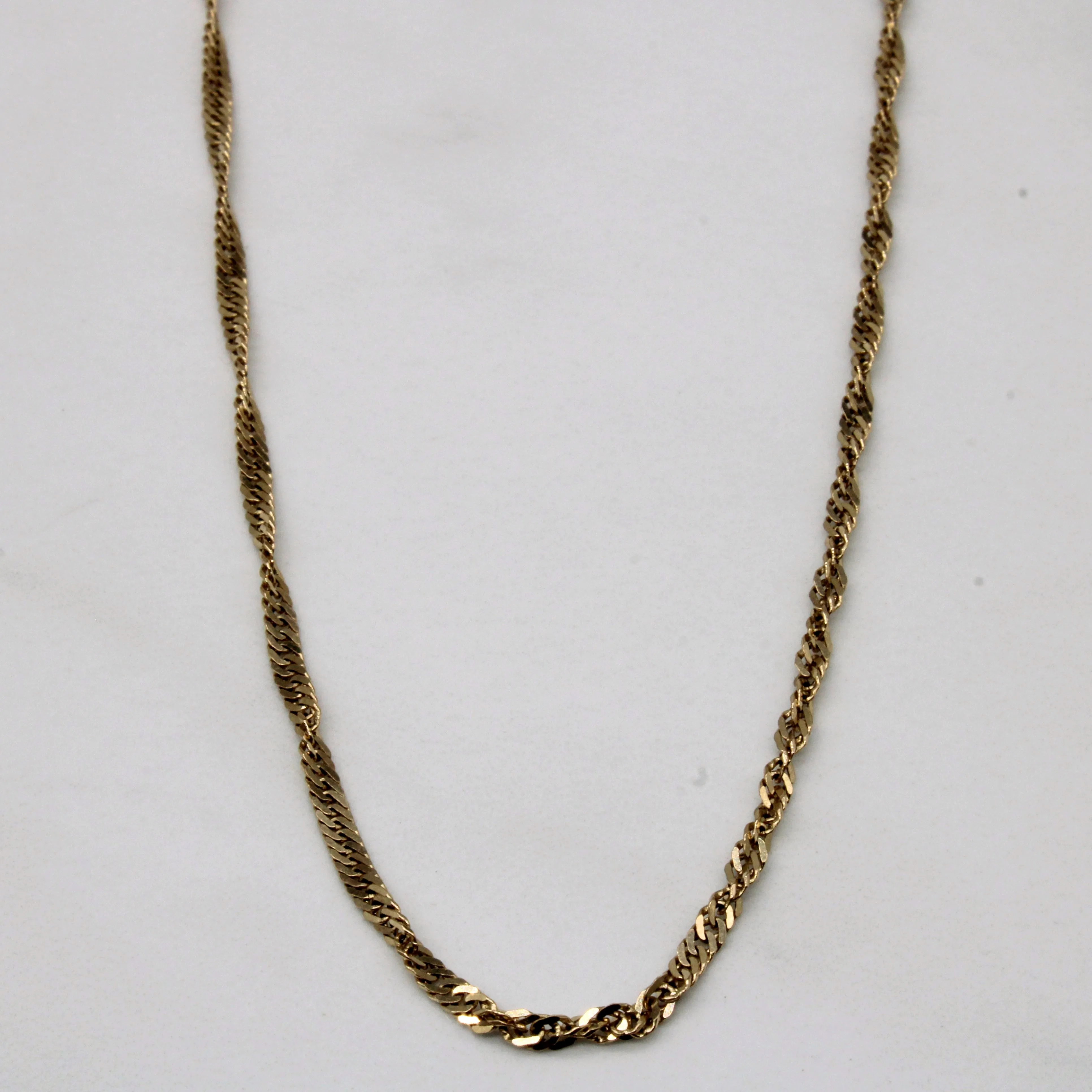10k Yellow Gold Rope Chain | 25" | Chic Mood
