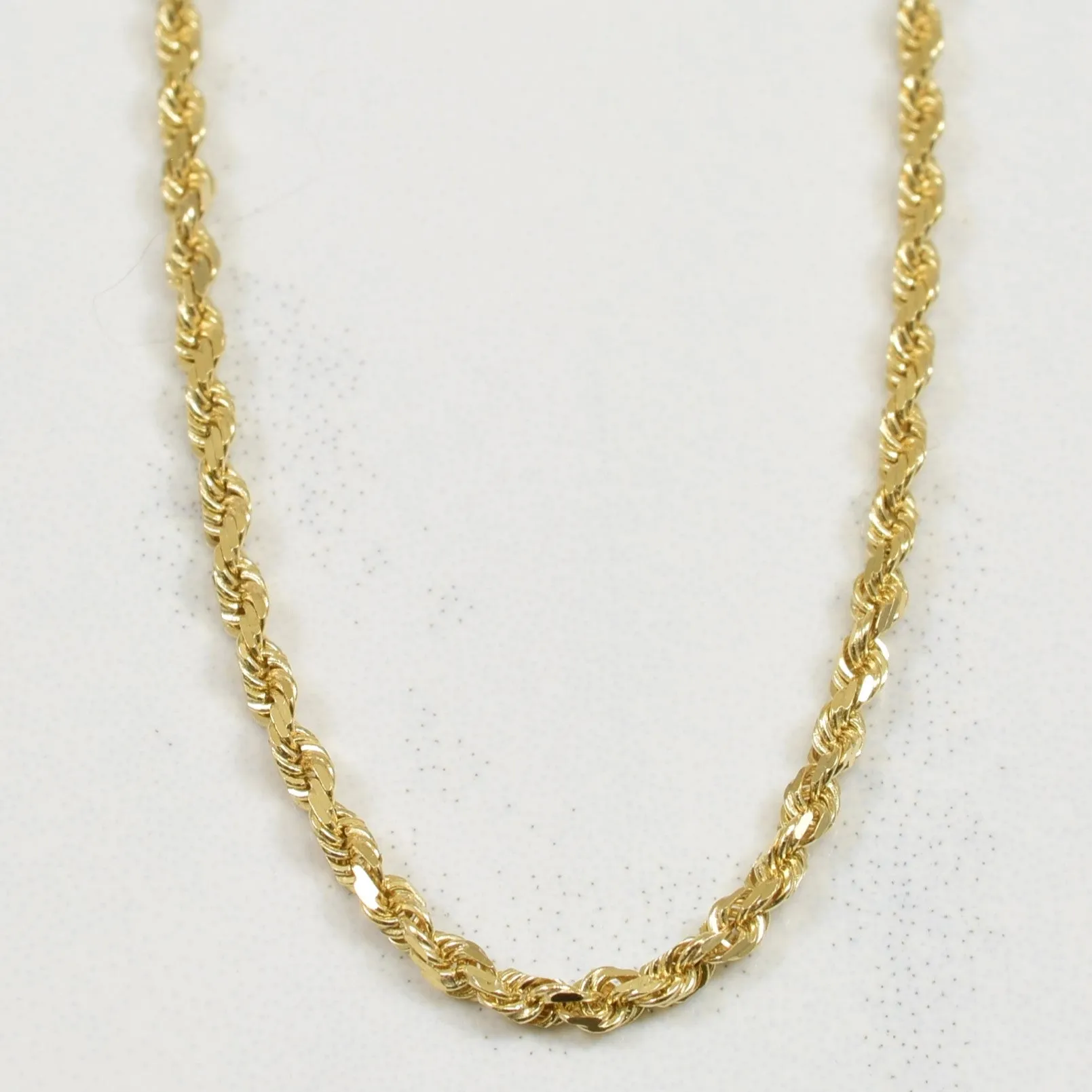 10k Yellow Gold Rope Chain | 28.25" | Luxury Flow Bold Shine Pieces