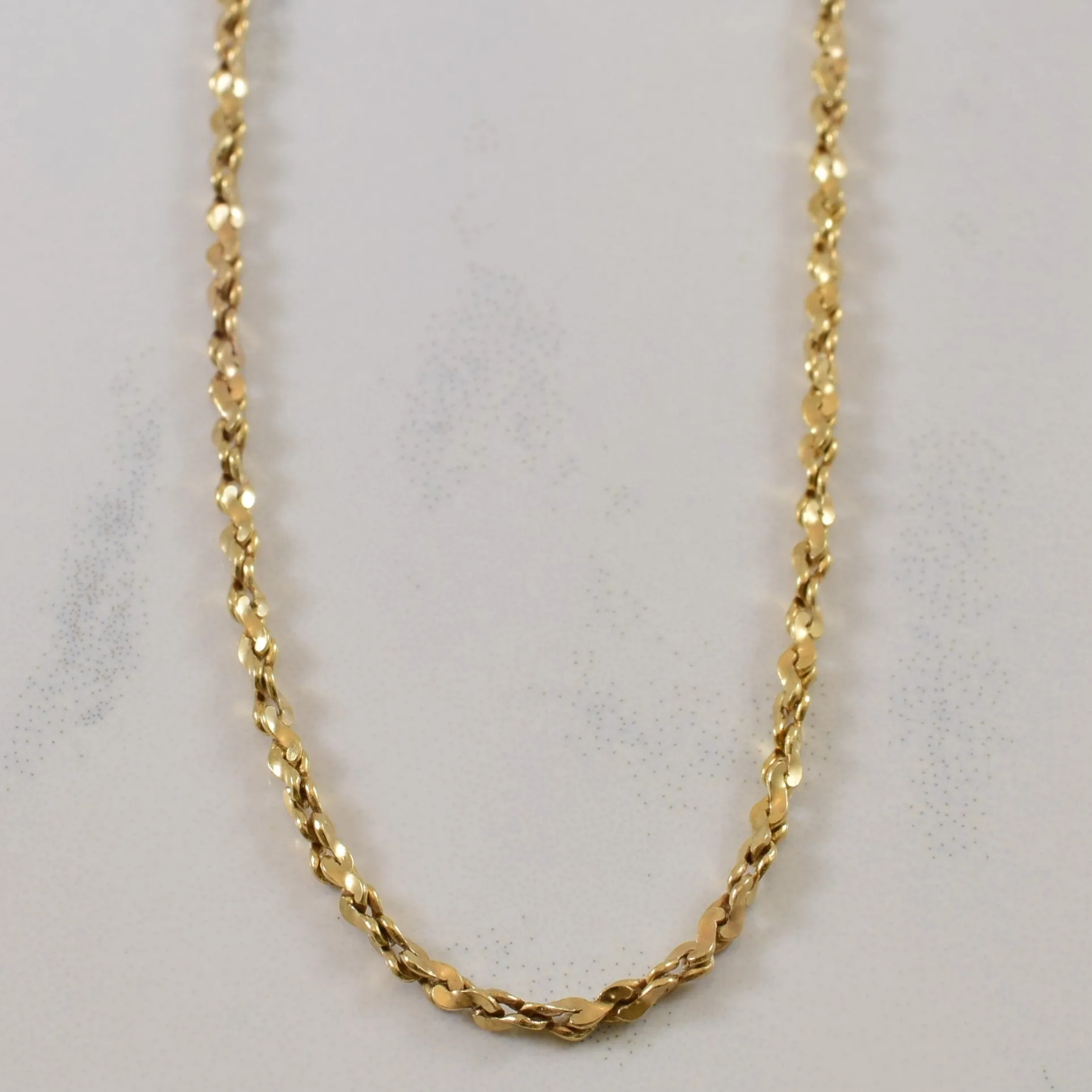 Daily Layer 10k Yellow Gold Twisted Serpentine Chain | 18" |