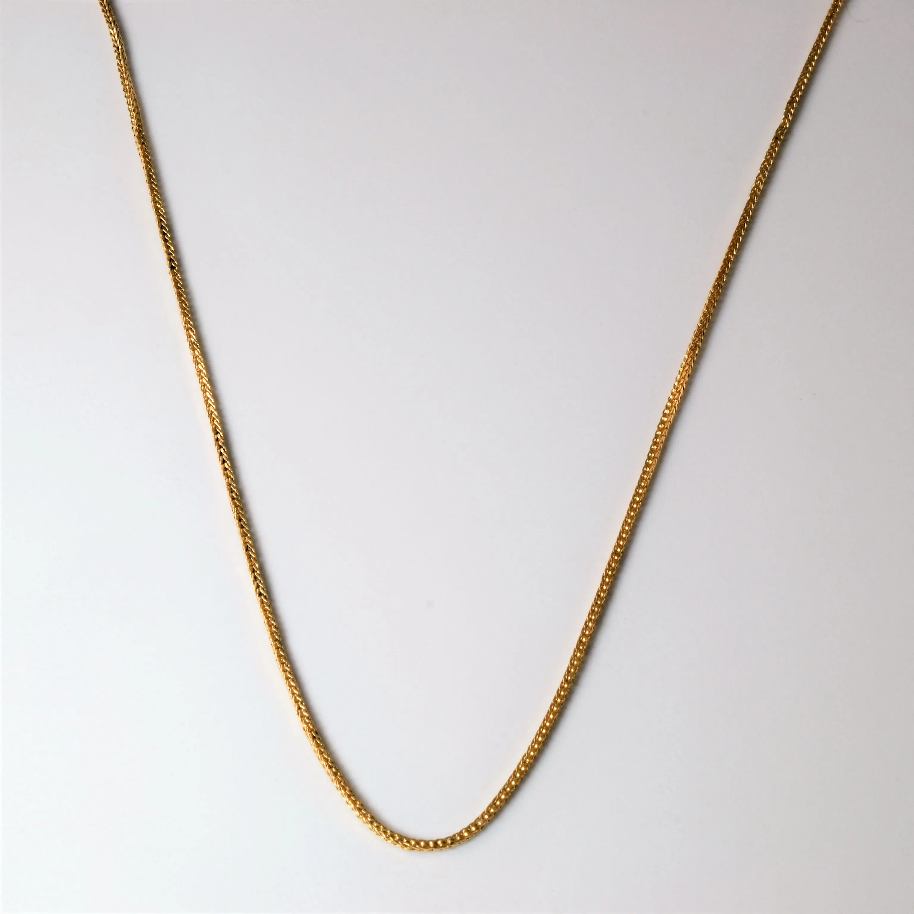 10k Yellow Gold Wheat Chain | 20" | Glittering Craft