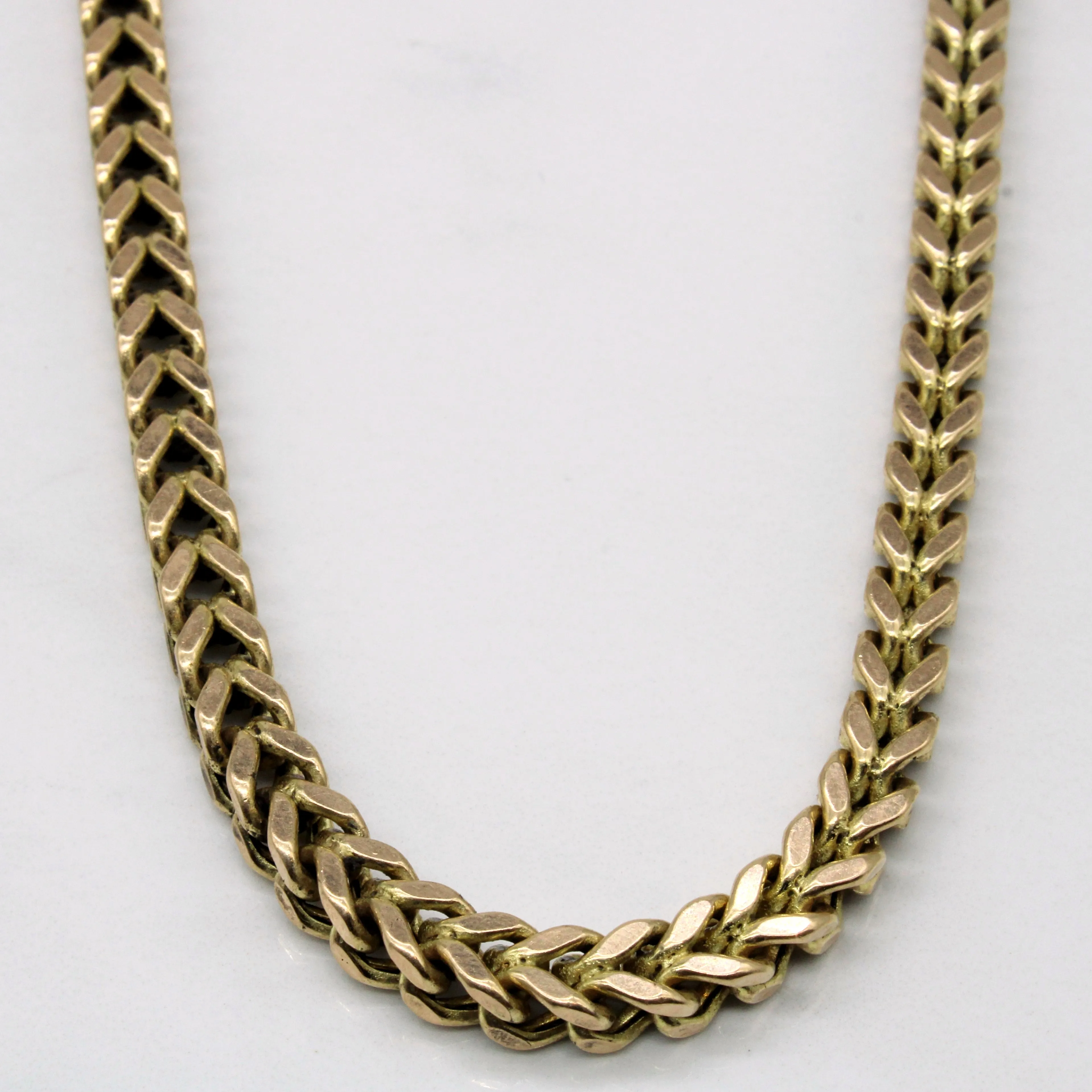 10k Yellow Gold Wheat Chain | 33" | clean look