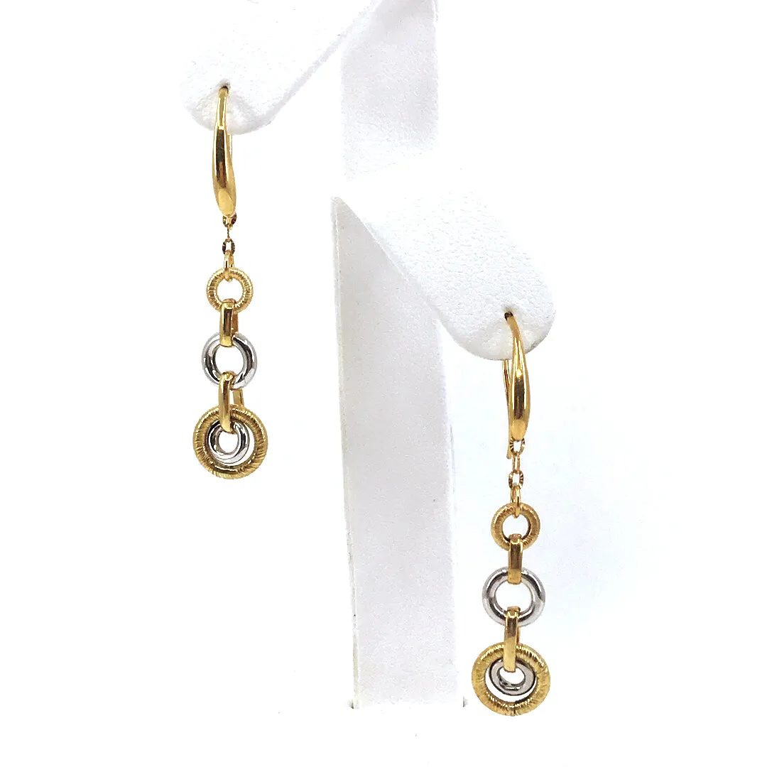 Grand Piece 14K Gold Circle Earrings