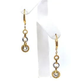 Grand Piece 14K Gold Circle Earrings