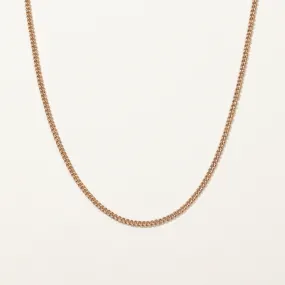 Luxe style 14k Rose Gold Necklace | 25" |