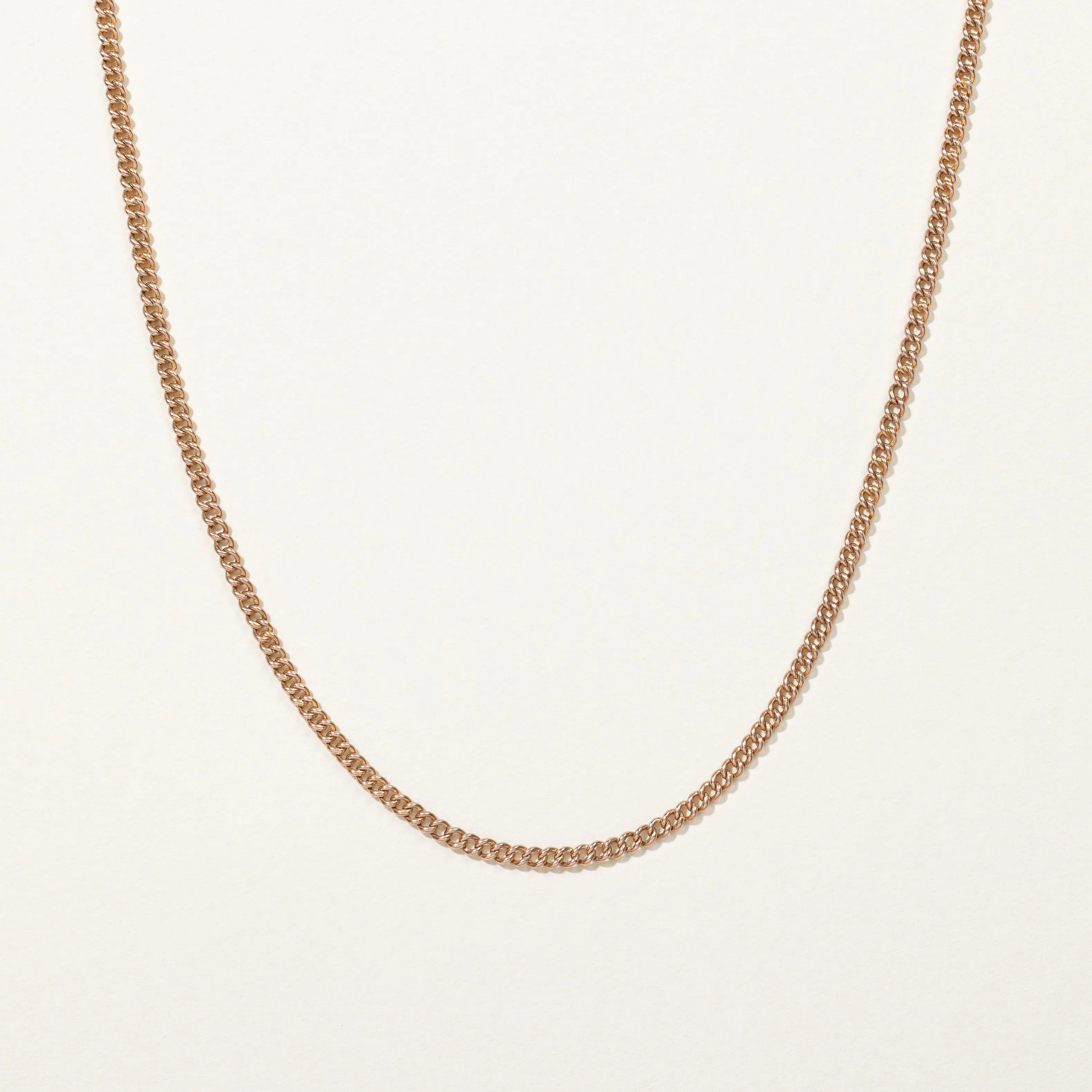 Luxe style 14k Rose Gold Necklace | 25" |