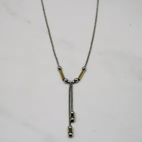 Night Mood Formal Set 14k Two Tone Gold Necklace | 18" |