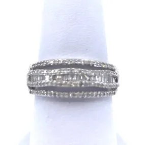 Creative Piece Memorable Accessory 14K White Gold Band Ring