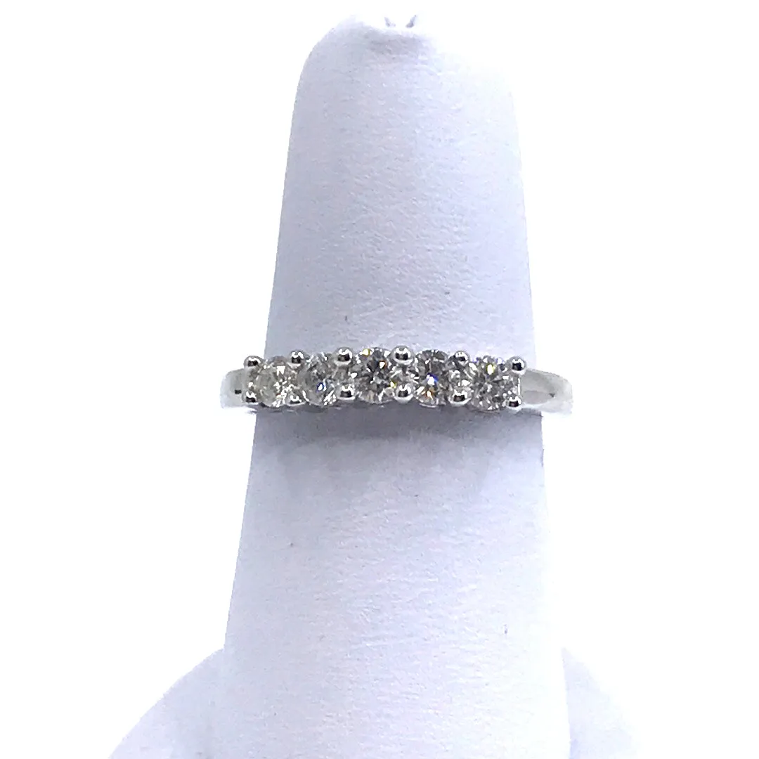 Organizational Insignia 14K White Gold Diamond Ring