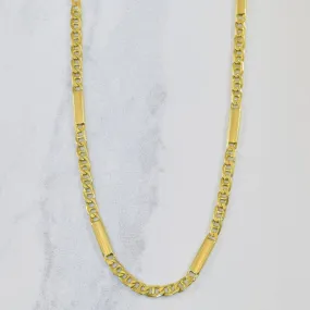 14k Yellow Gold Anchor Chain | 18" | Unique Shine Minimal Daywear
