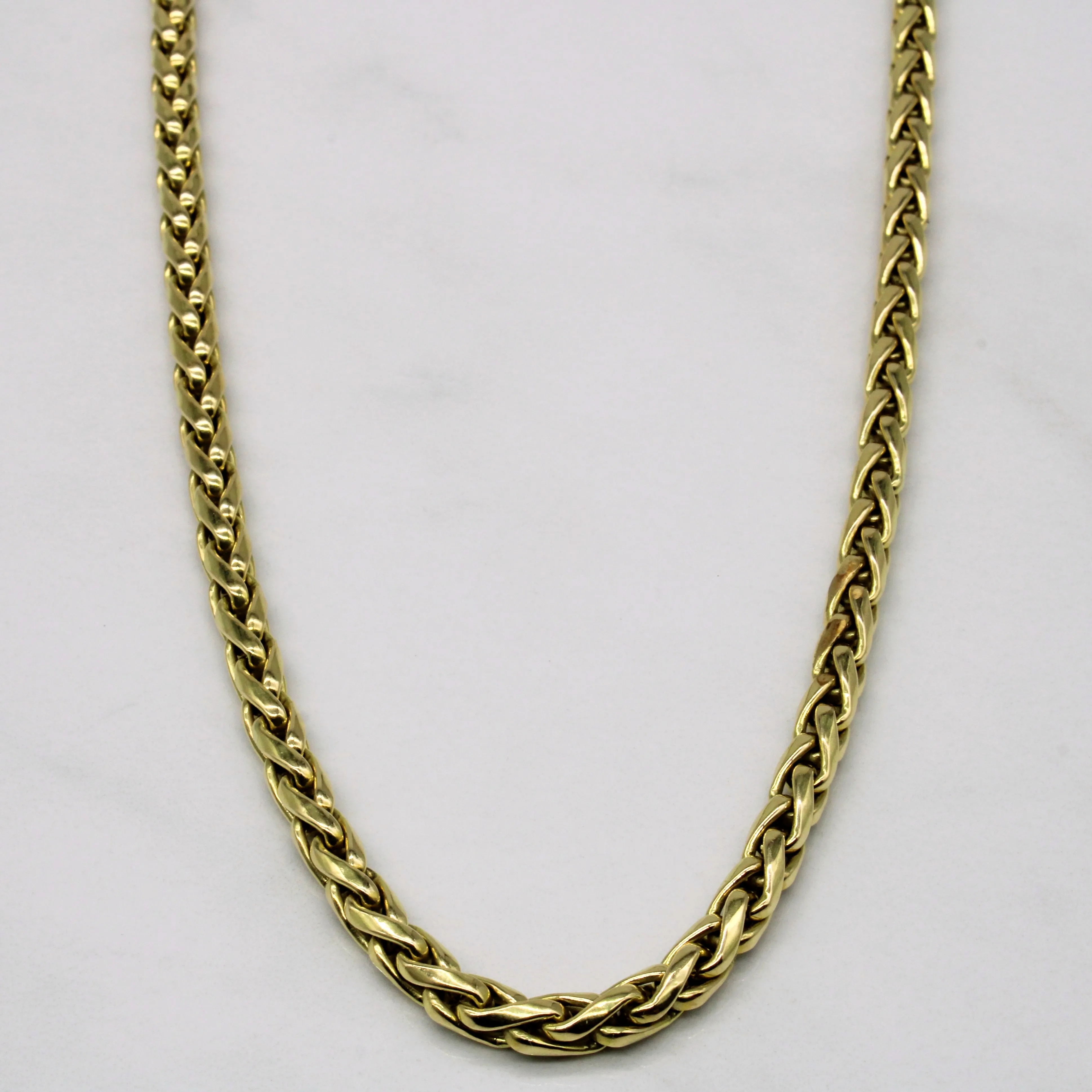Fresh Statement Casual Wear 14k Yellow Gold Birdcage Link Chain | 24" |