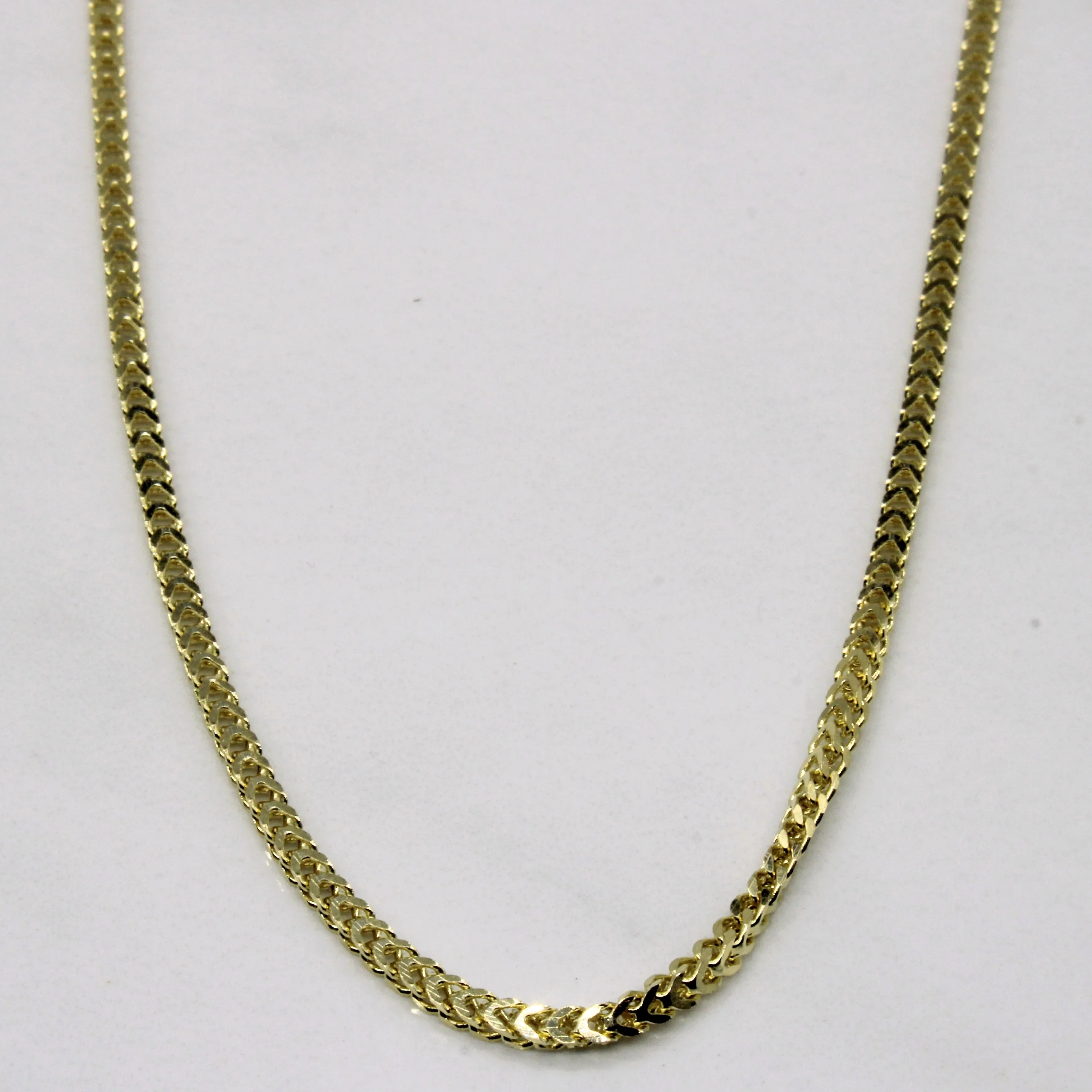 Perfect Accessory Delicate Edge 14k Yellow Gold Birdcage Link Chain | 30" |