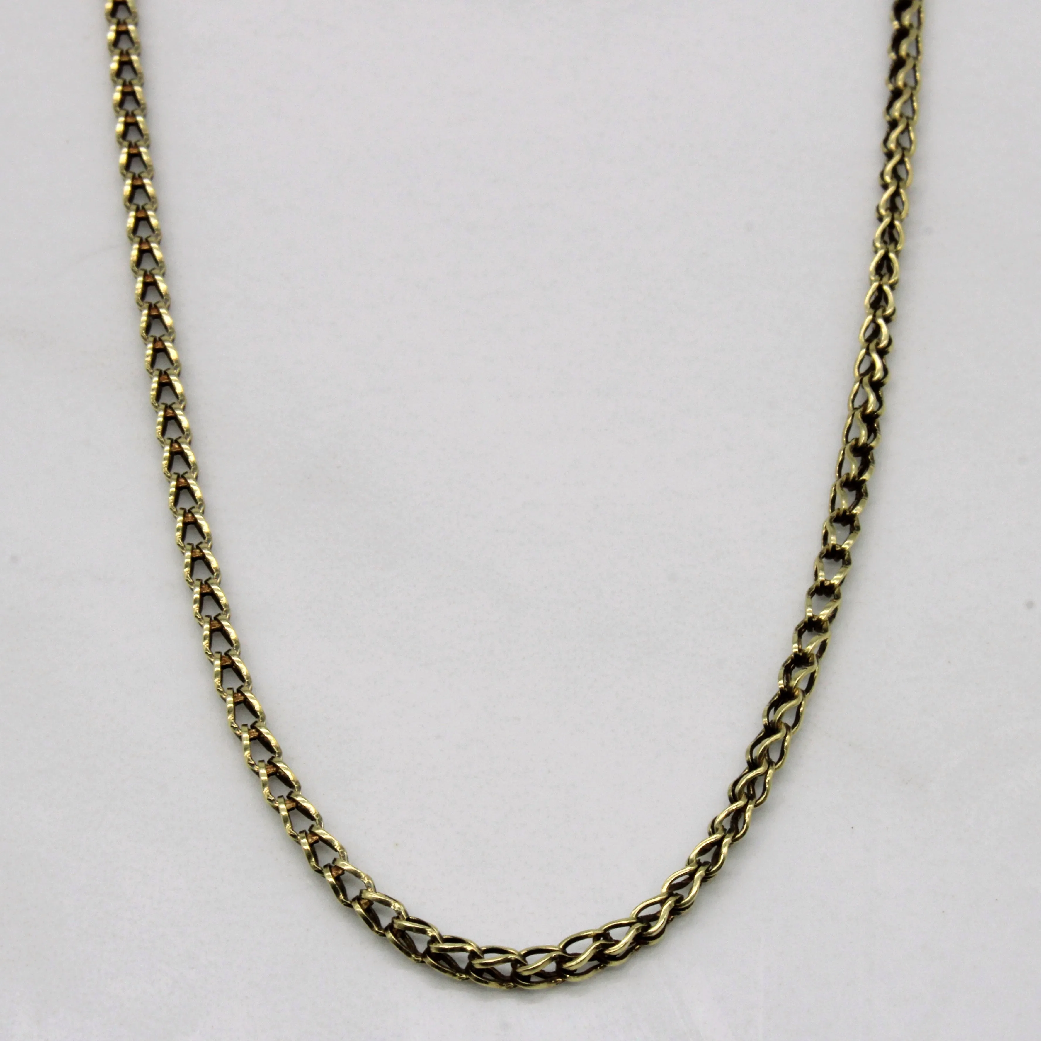Signature Look 14k Yellow Gold Birdcage Link Necklace | 14" |