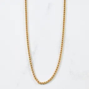 Timeless Beauty 14k Yellow Gold Box Chain | 18" |