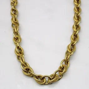 Bold Layer 14k Yellow Gold Chain | 16" |