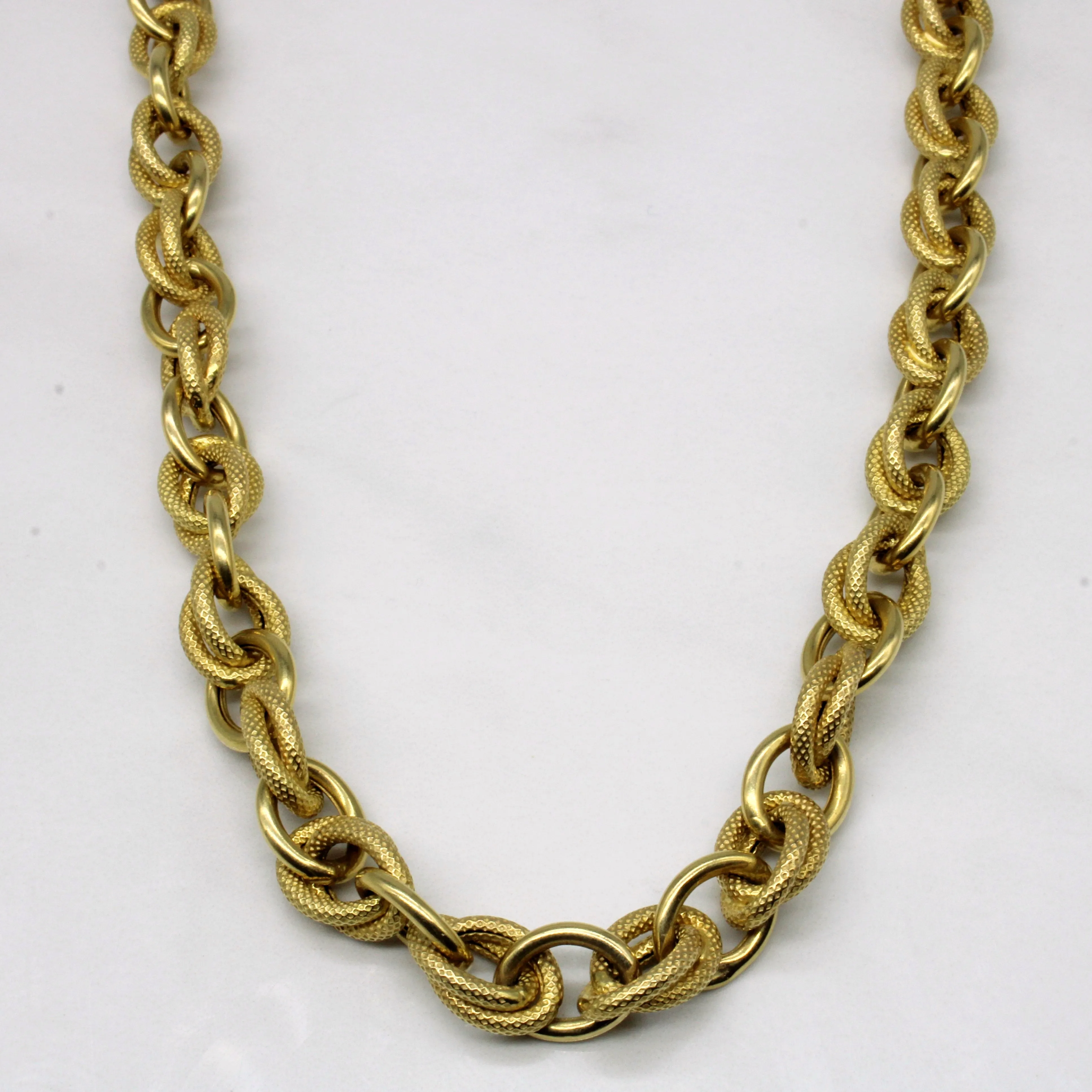 Bold Layer 14k Yellow Gold Chain | 16" |