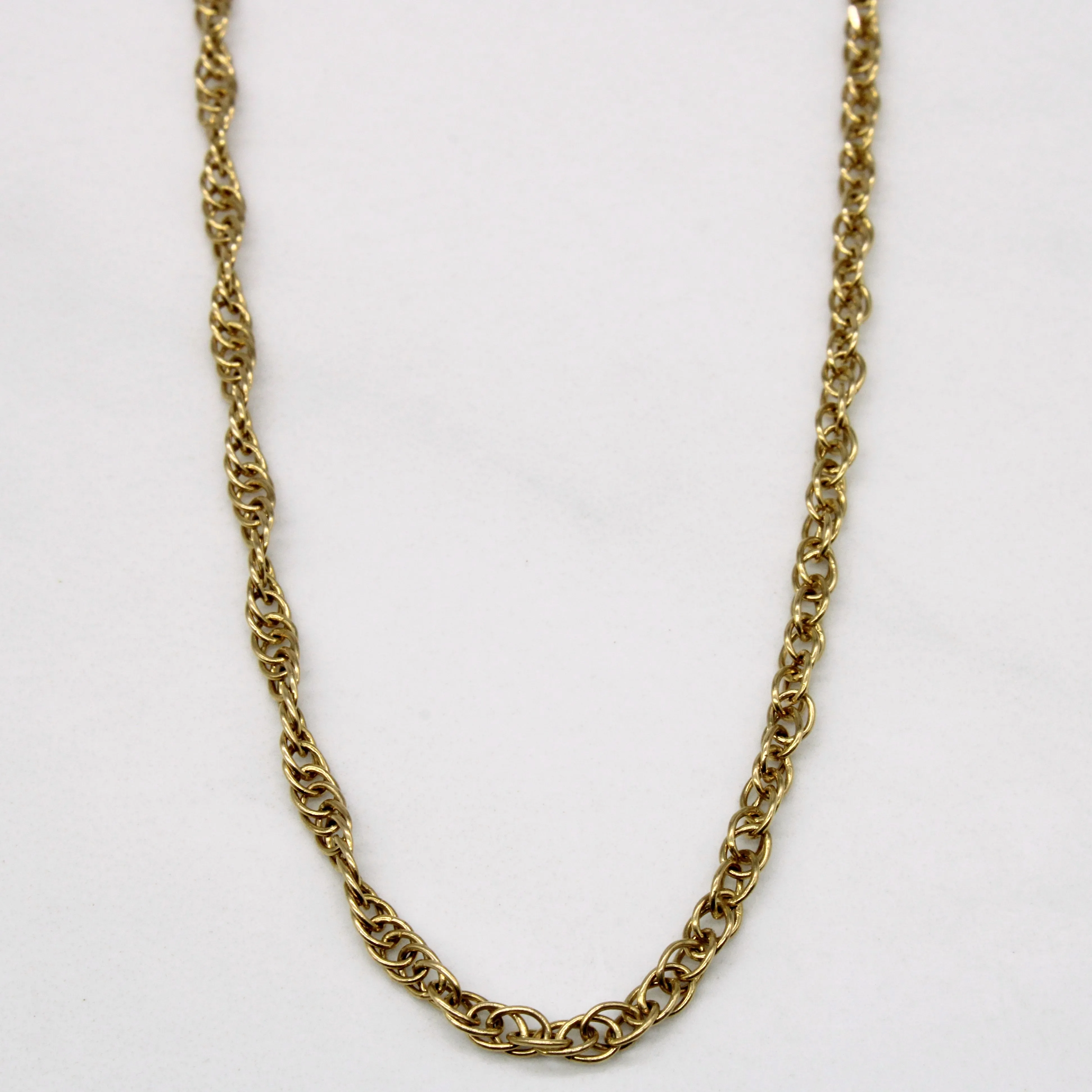 14k Yellow Gold Chain | 18" | Street Detail
