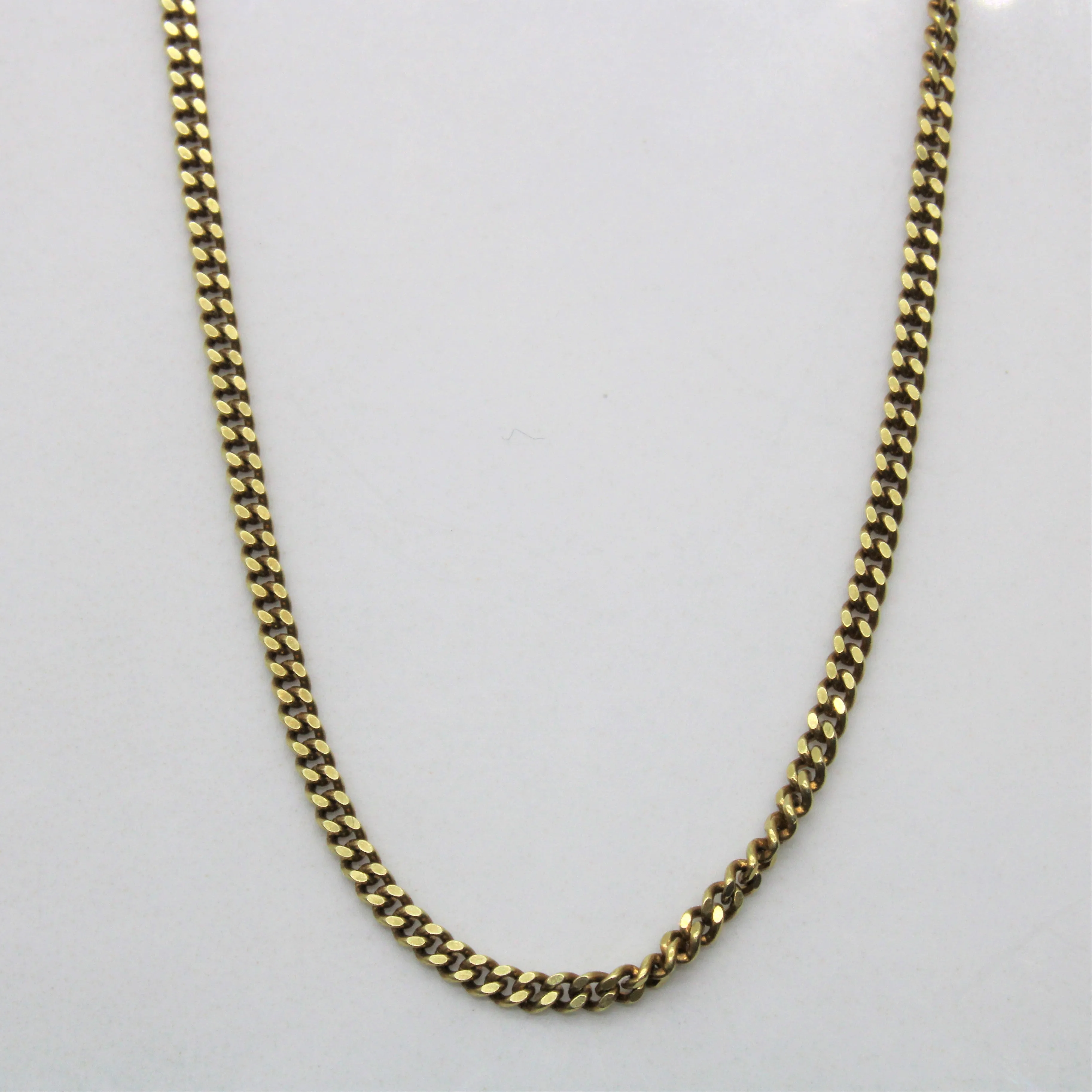 Sweet Detail Seasonal accessory 14k Yellow Gold Curb Chain | 28" |