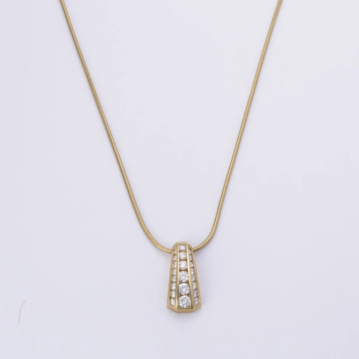 Cozy Layers 14k Yellow Gold Diamond Necklace | 1.00ctw | 17"