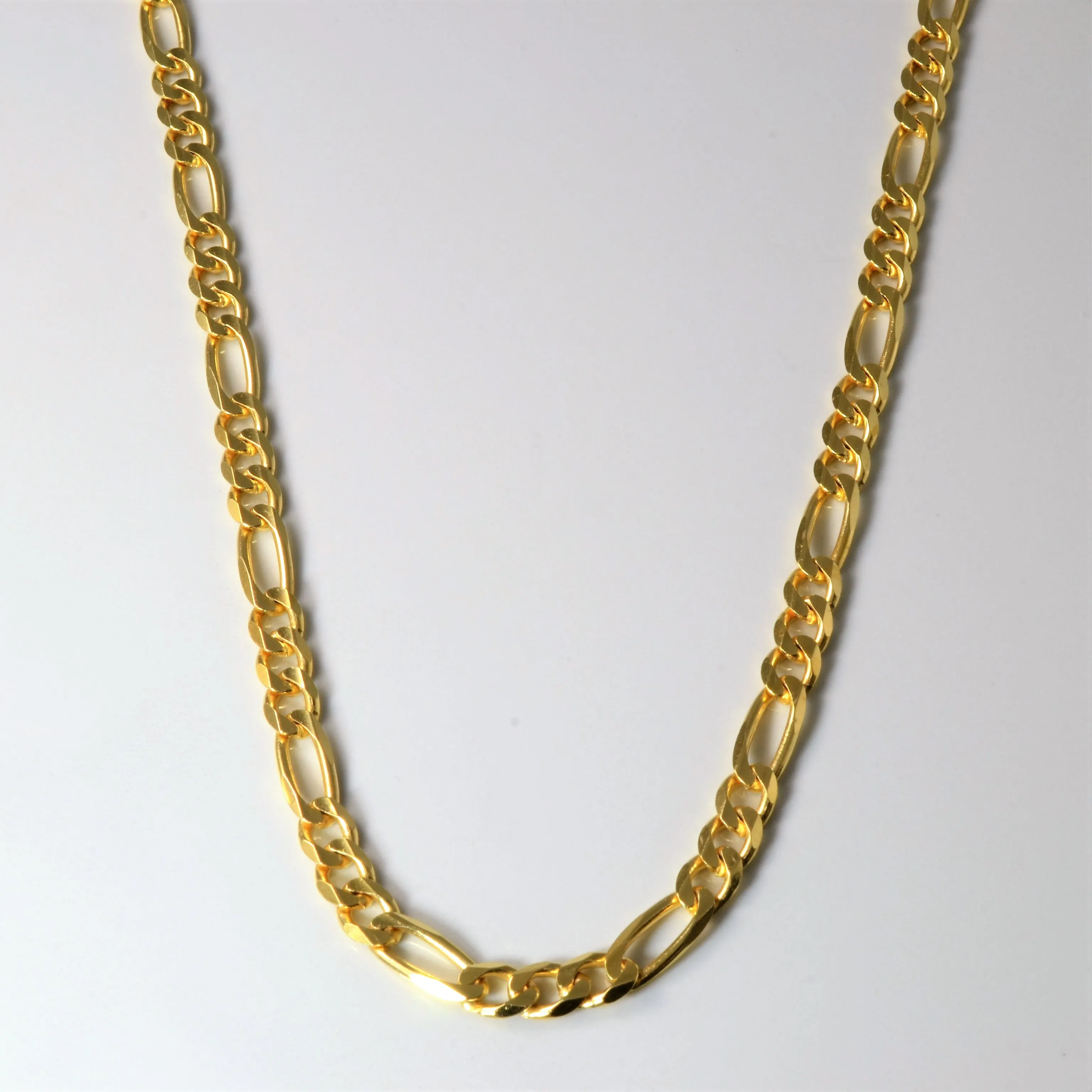14k Yellow Gold Figaro Chain | 20" | Inspired Accent
