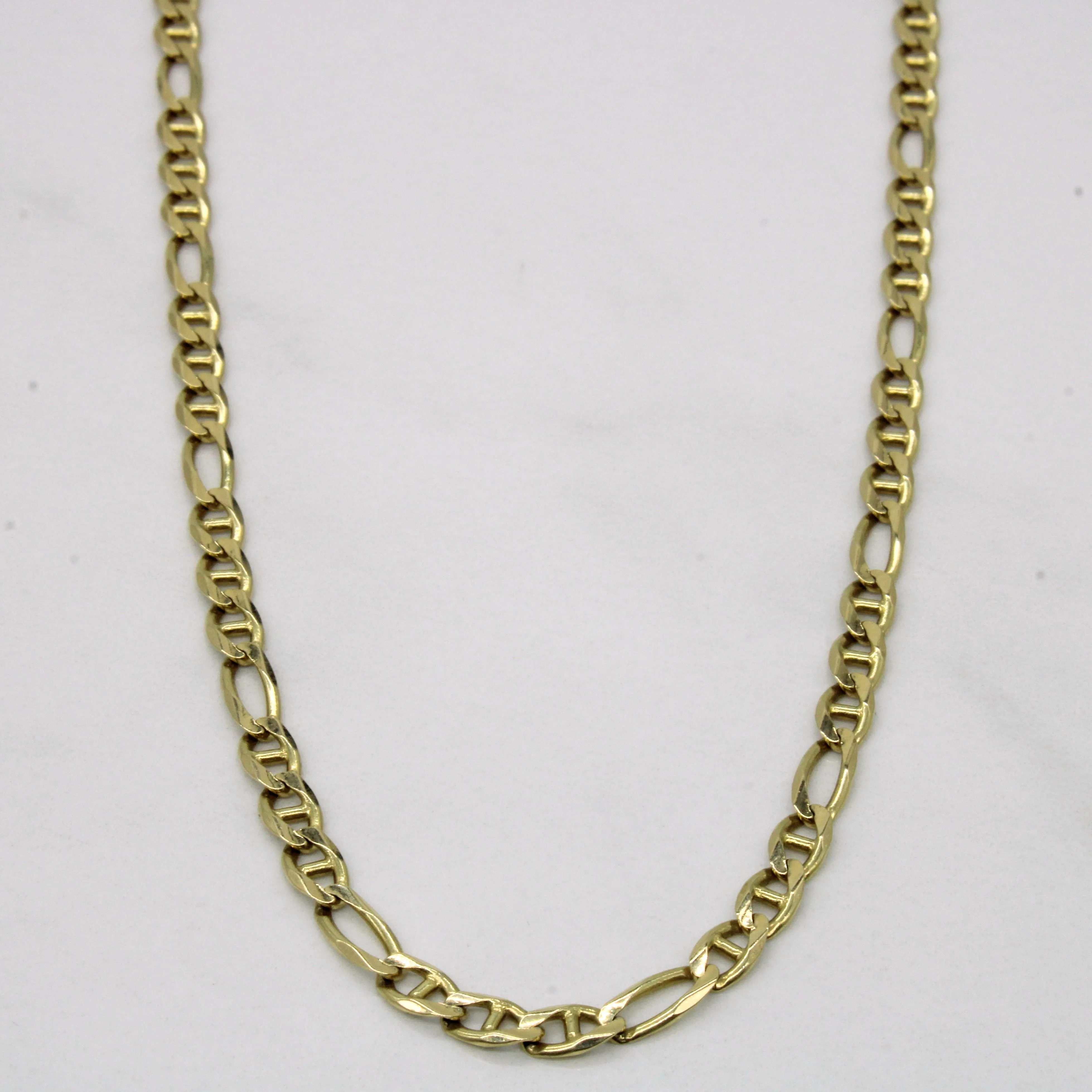 14k Yellow Gold Figarucci Chain | 22" | Evening Collection