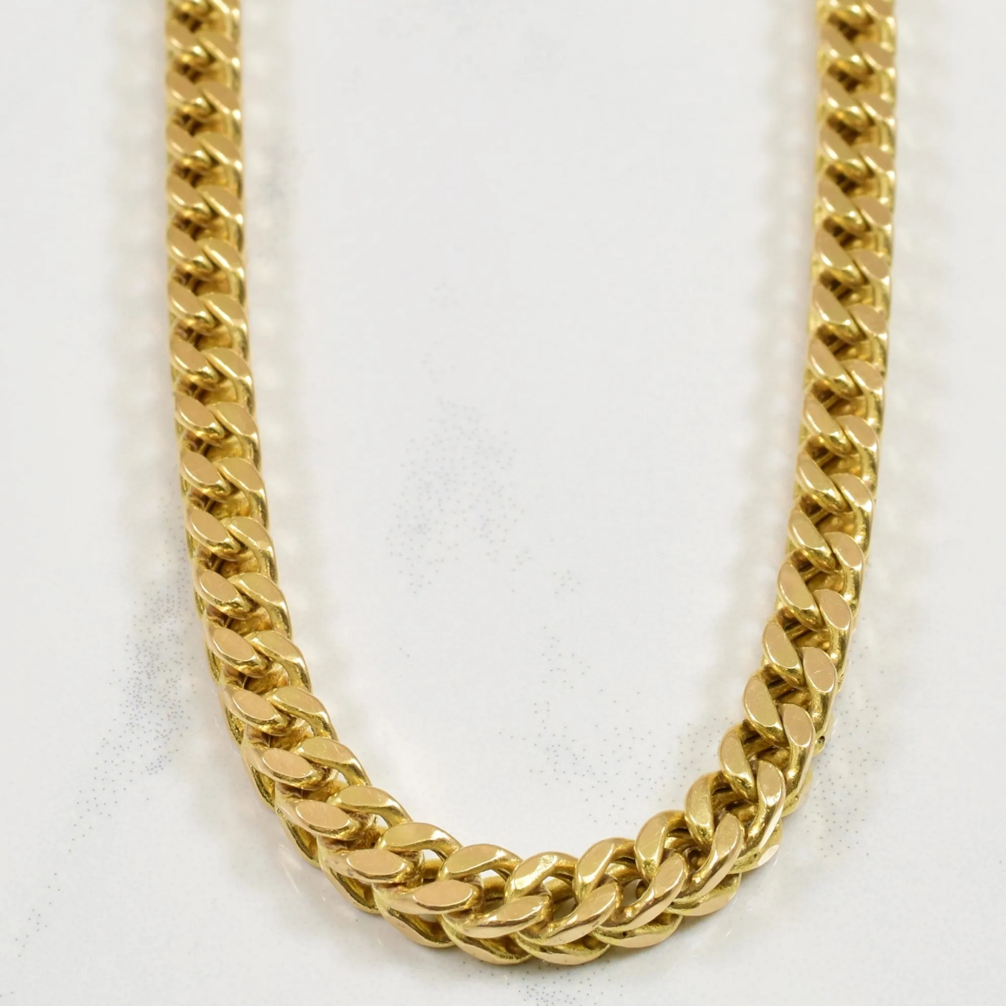 Bold Fashion Romantic Fashion 14k Yellow Gold Foxtail Chain | 21" |