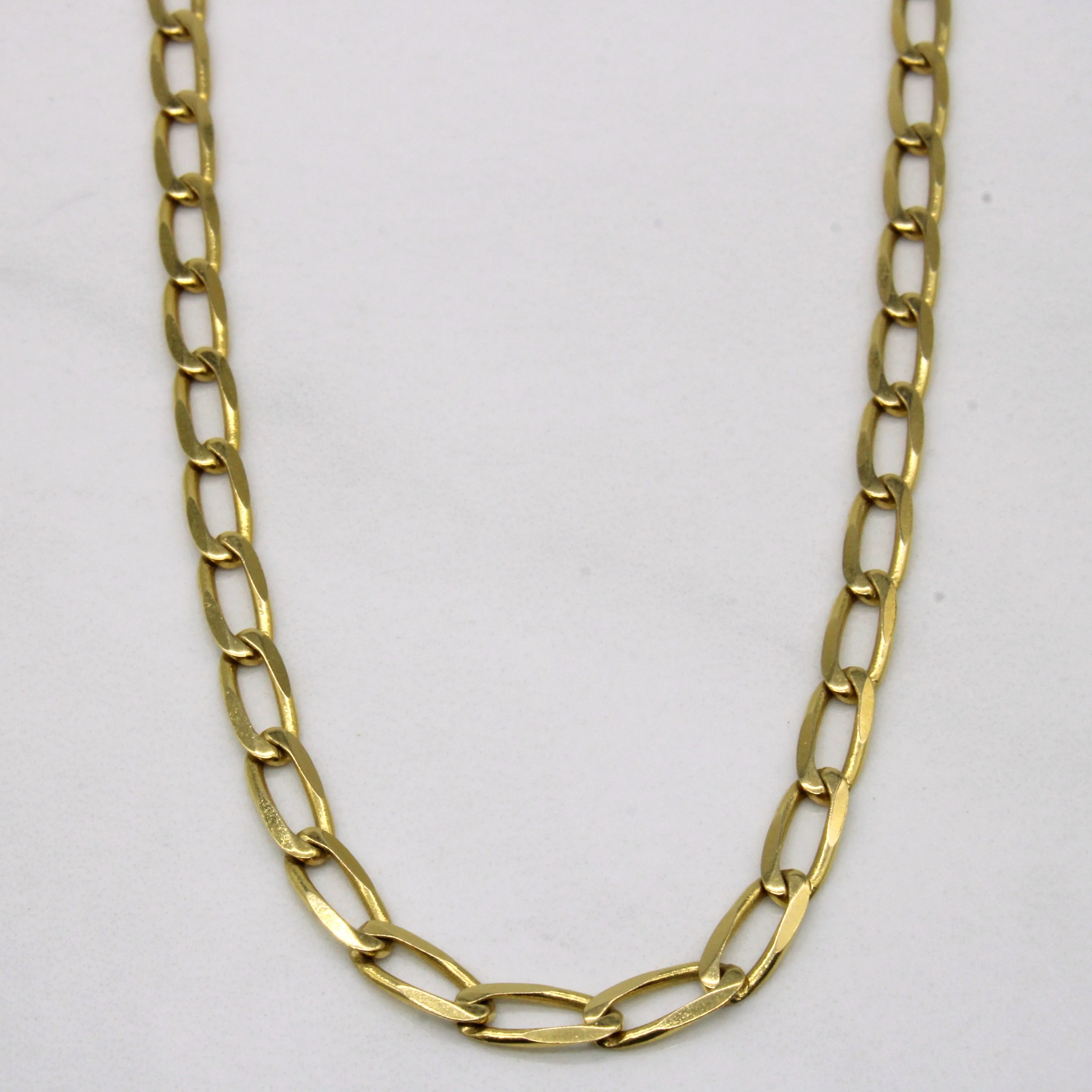 14k Yellow Gold Italian Chain | 18" | Statement Glow daily pick