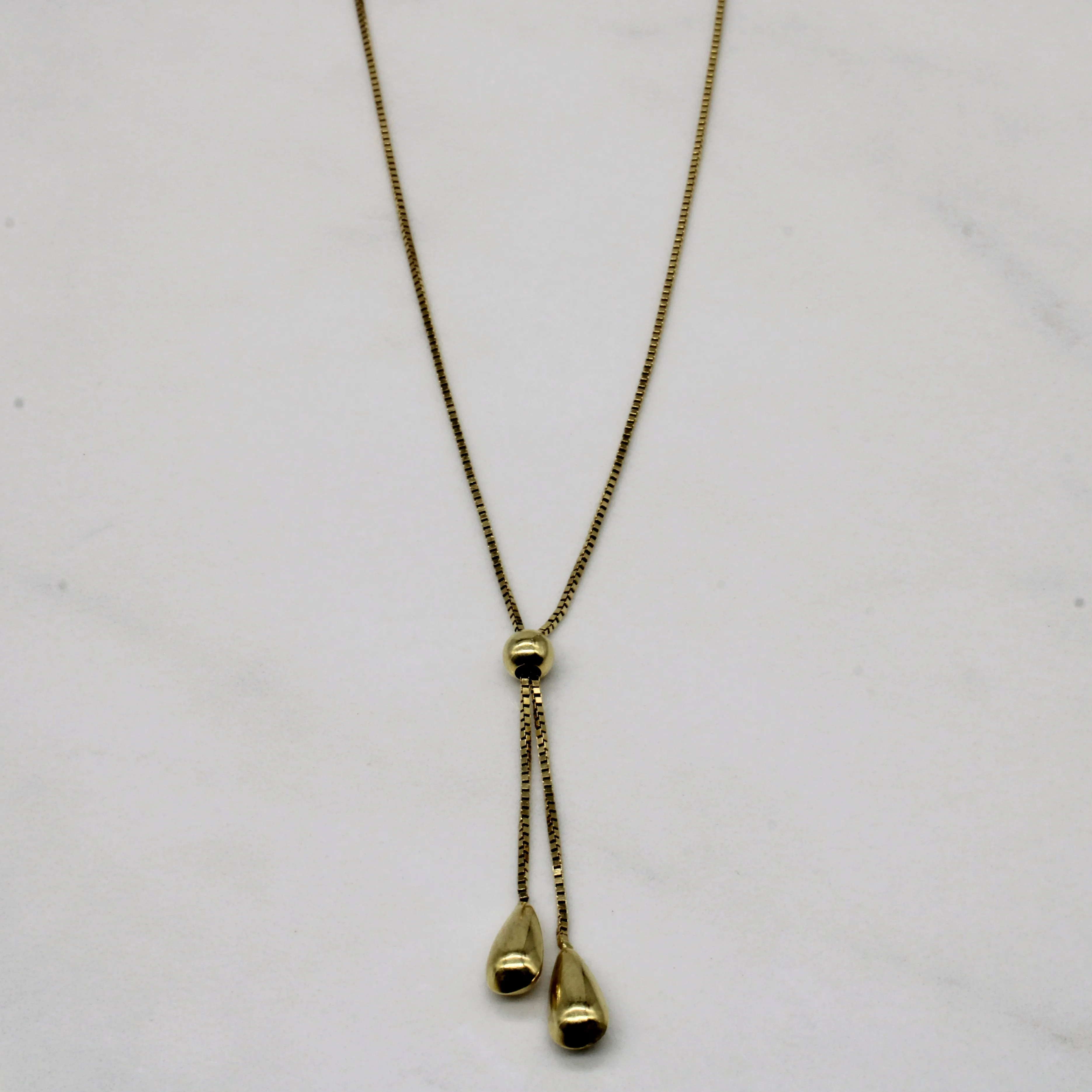 Precious Finish 14k Yellow Gold Necklace | 16" |