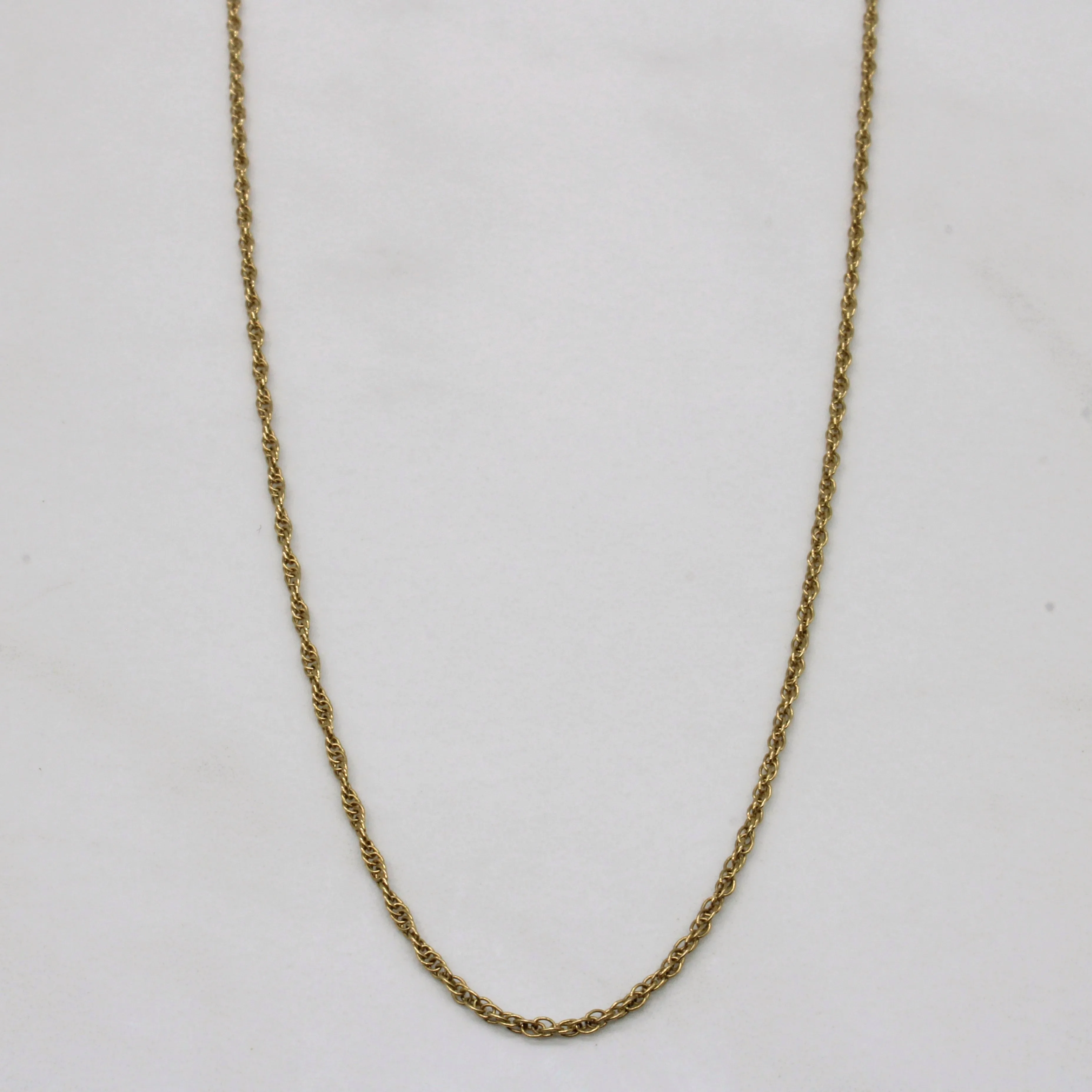 Elegant Pick 14k Yellow Gold Rope Chain | 16" |