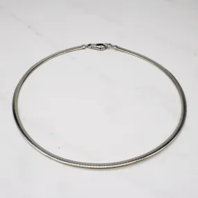 18k Two Tone Gold Reversible Necklace | 17" | Everyday Shine All ages