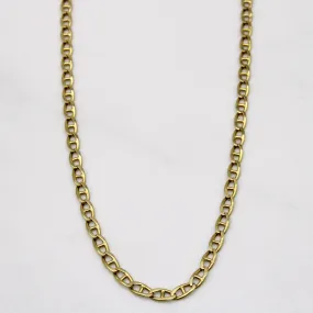 Layered Design 18k Yellow Gold Anchor Link Chain | 20" |
