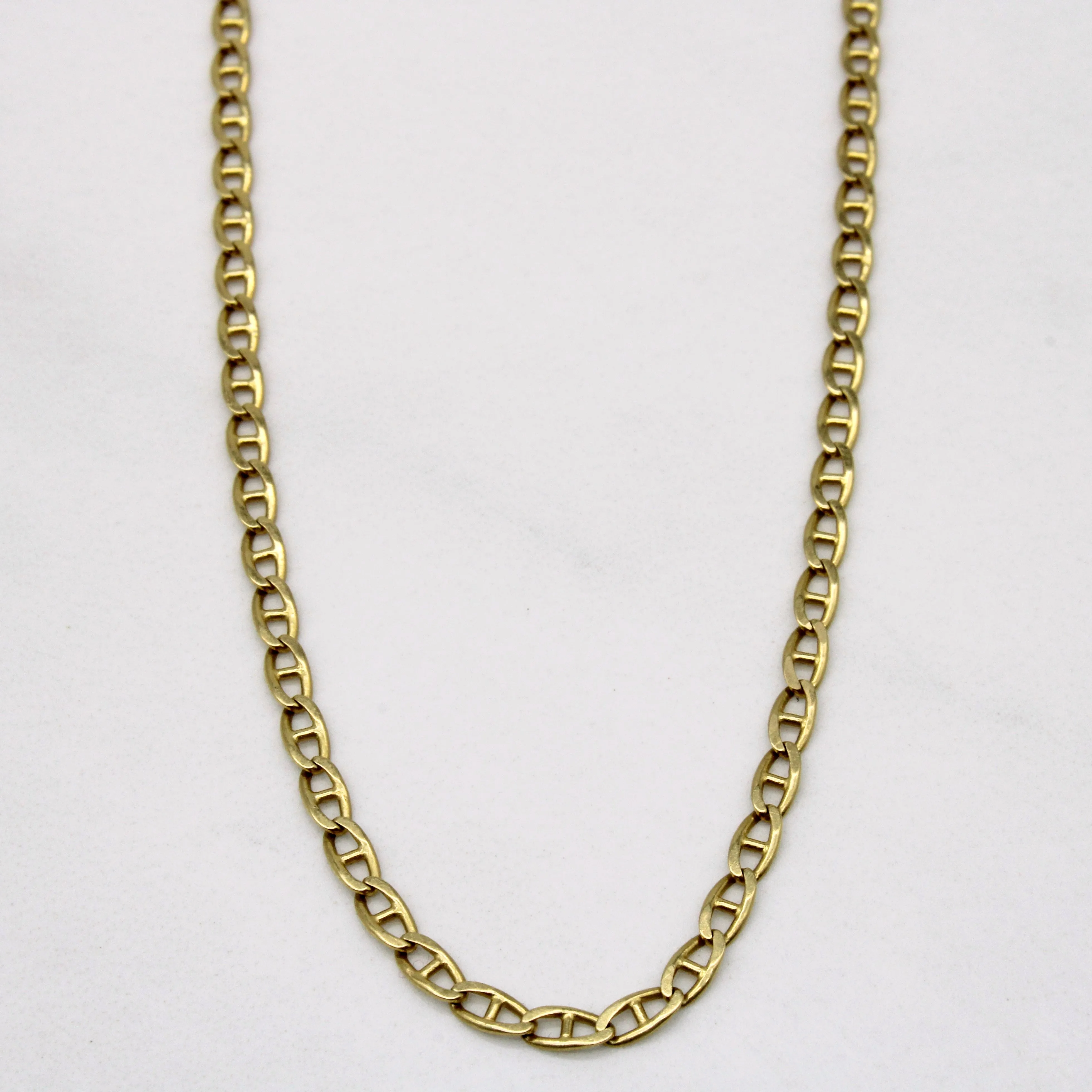 Layered Design 18k Yellow Gold Anchor Link Chain | 20" |