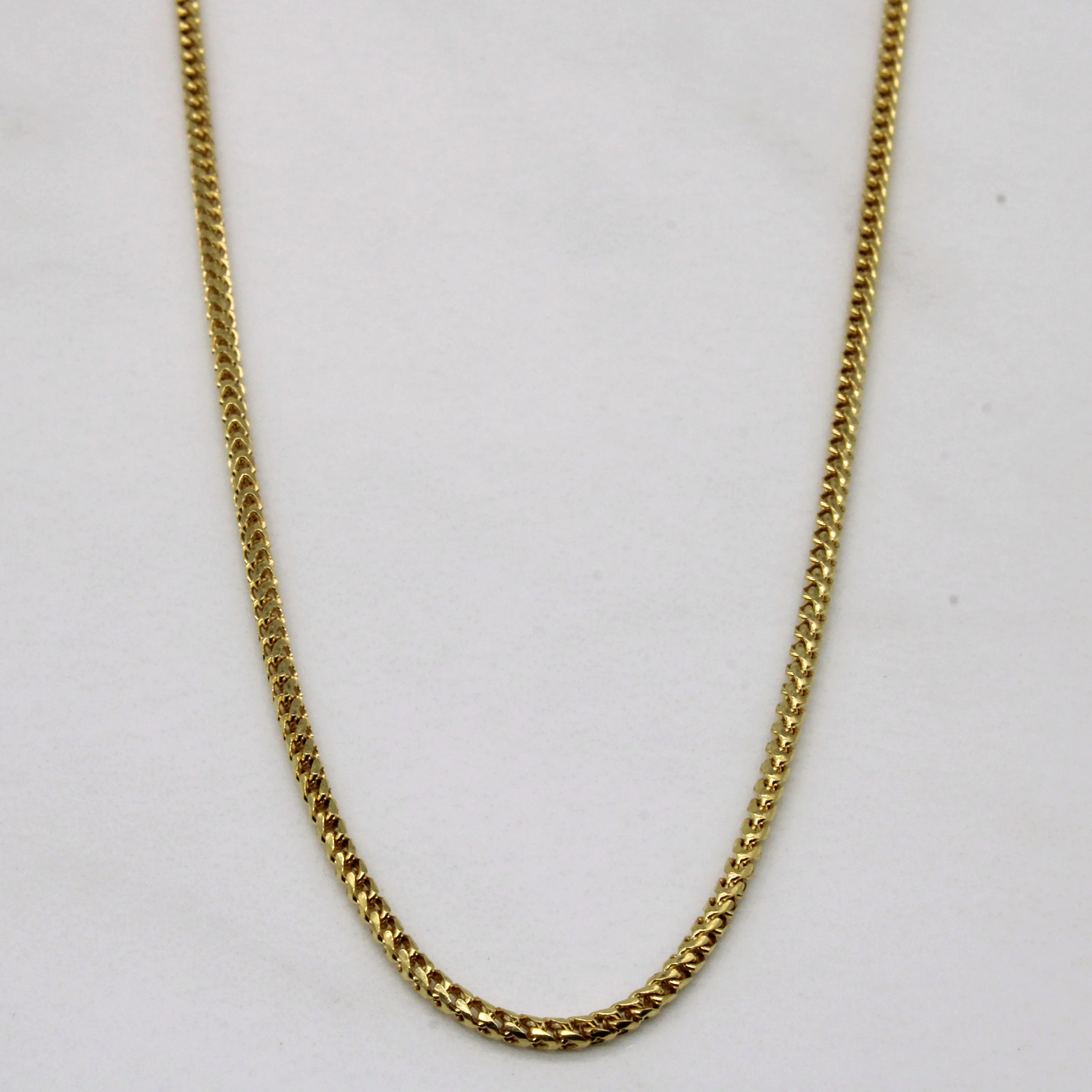Pure Form 18k Yellow Gold Birdcage Link Chain | 22" |