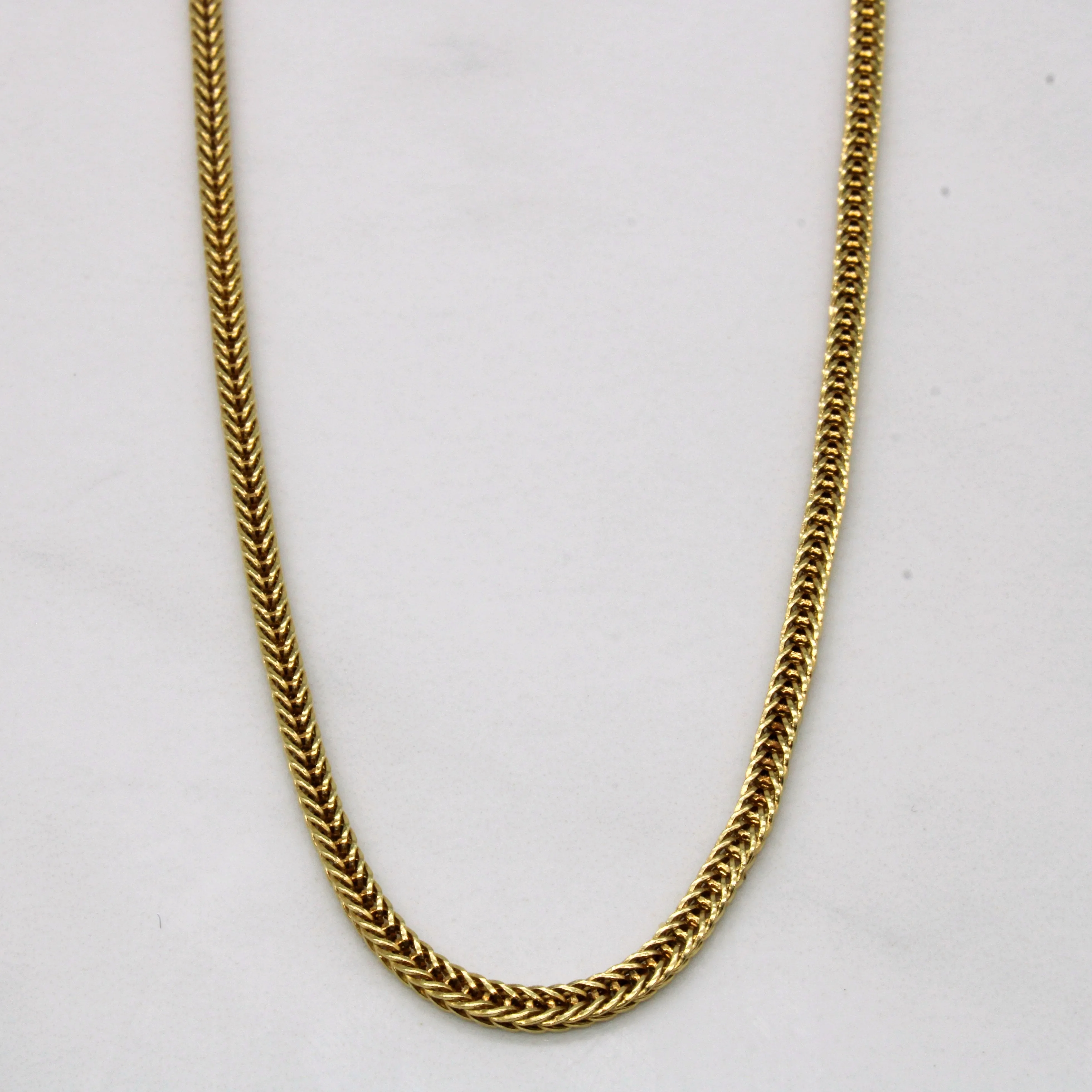 18k Yellow Gold Birdcage Link Chain | 24" | Natural Spark