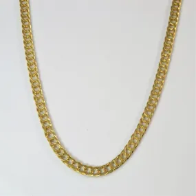 Spark Moment 18k Yellow Gold Curb Chain | 19" |