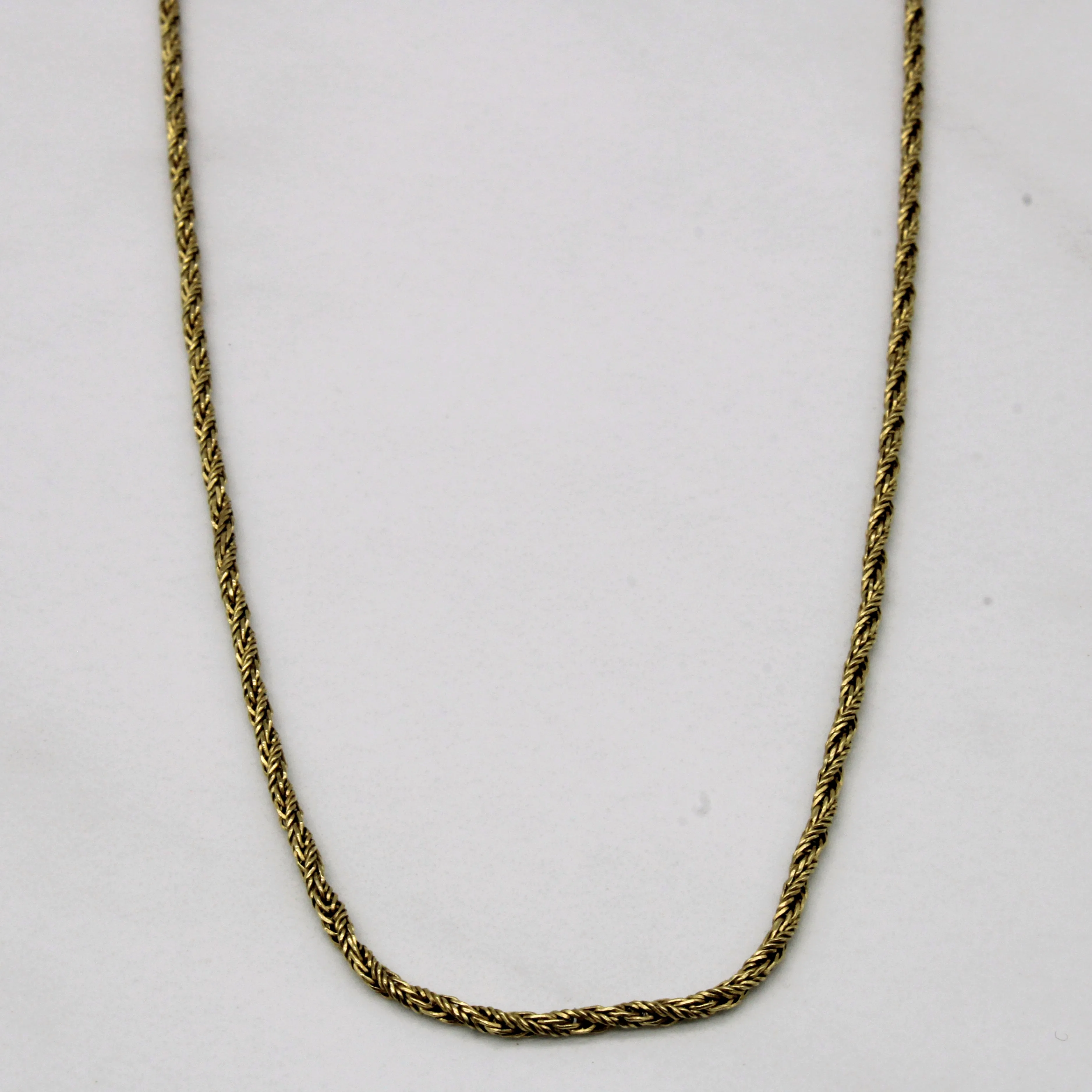Office Chic 18k Yellow Gold Rope Chain | 16" |