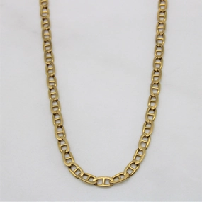 Glam Touch 18k Yellow Gold Anchor Chain | 18" |