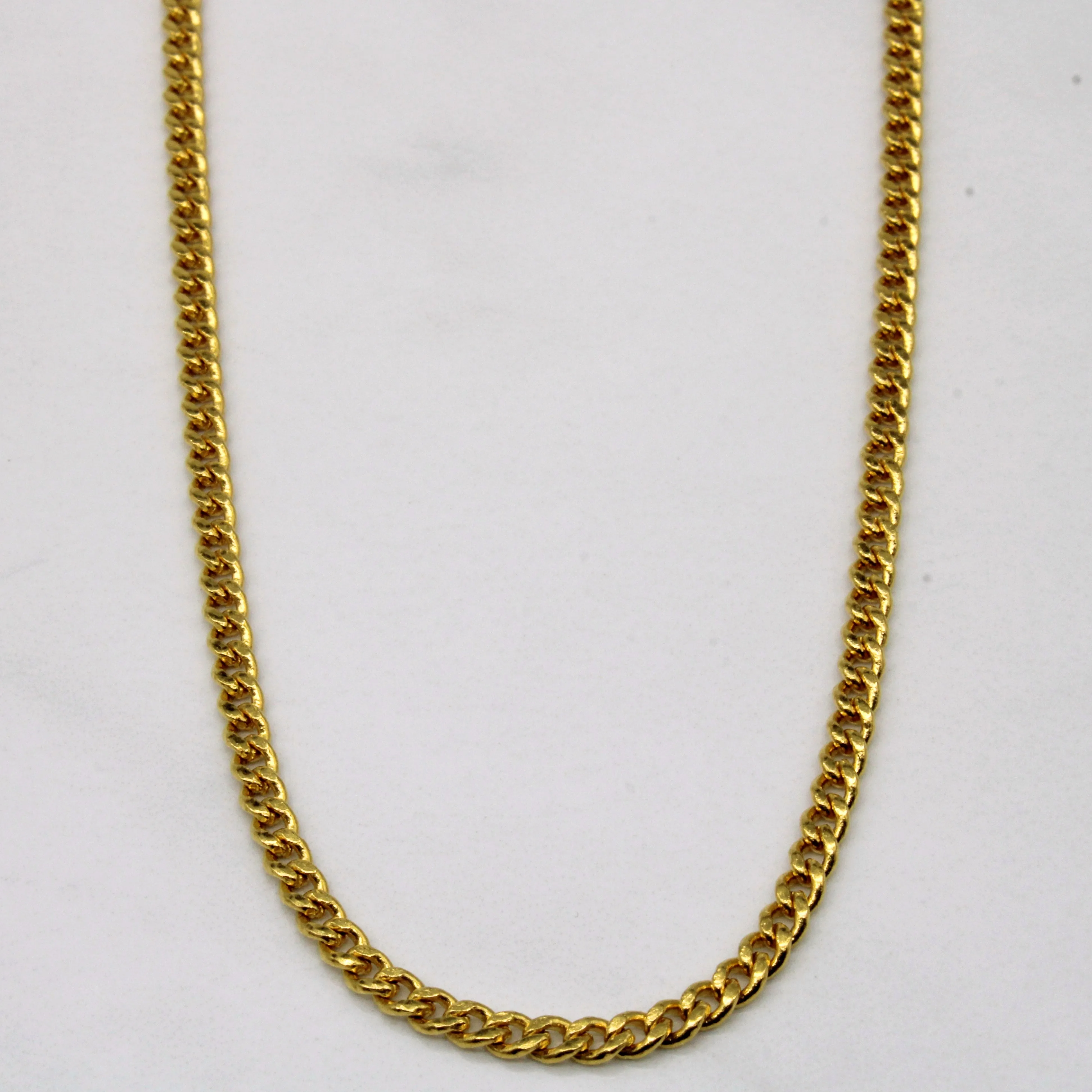 24k Yellow Gold Chain | 22" | Birthday gift
