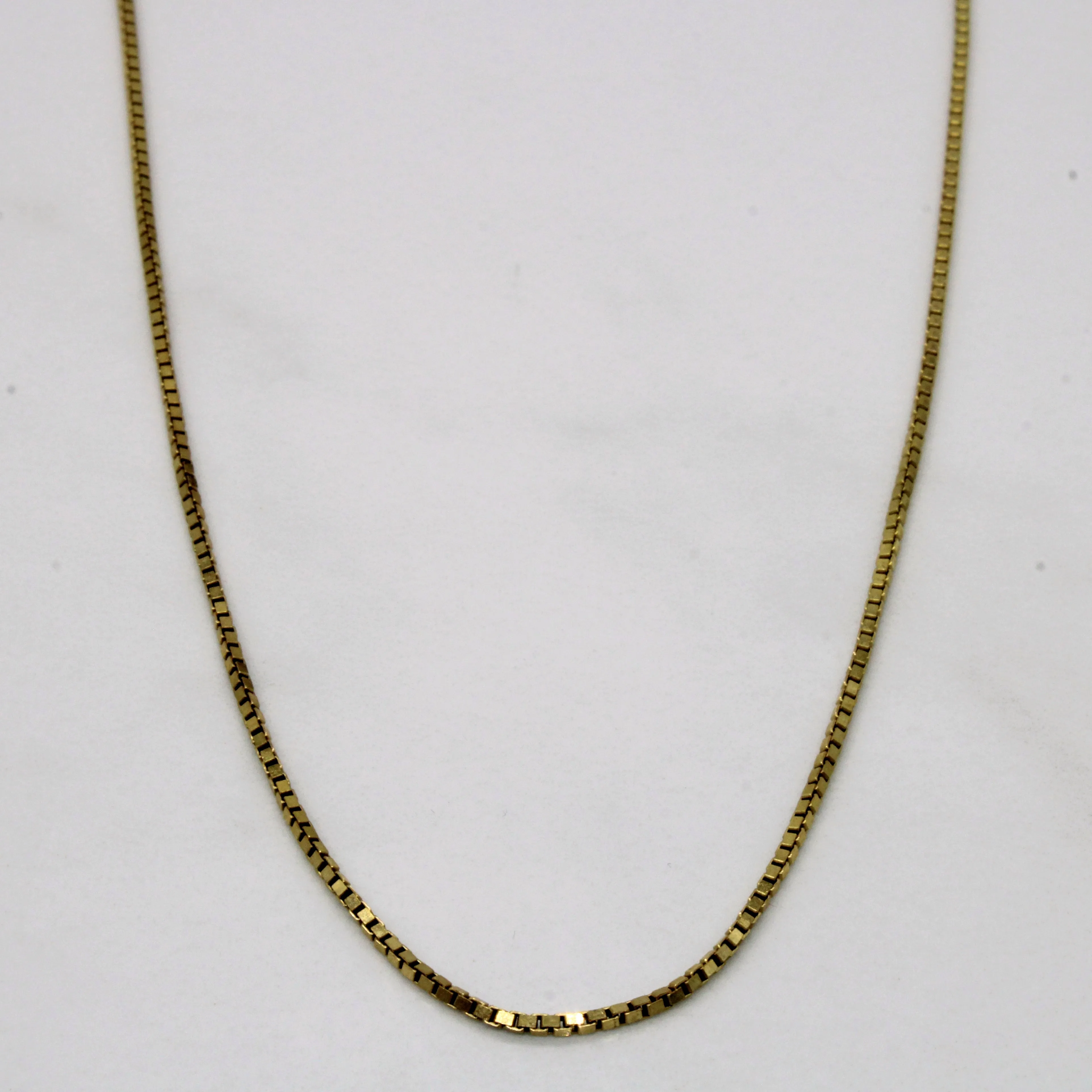 Lively Spirit 8k Yellow Gold Box Link Chain | 26" |