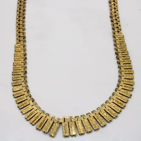 9k Yellow Gold Graduated Necklace | 16" | Luxury Choice Subtle Mood