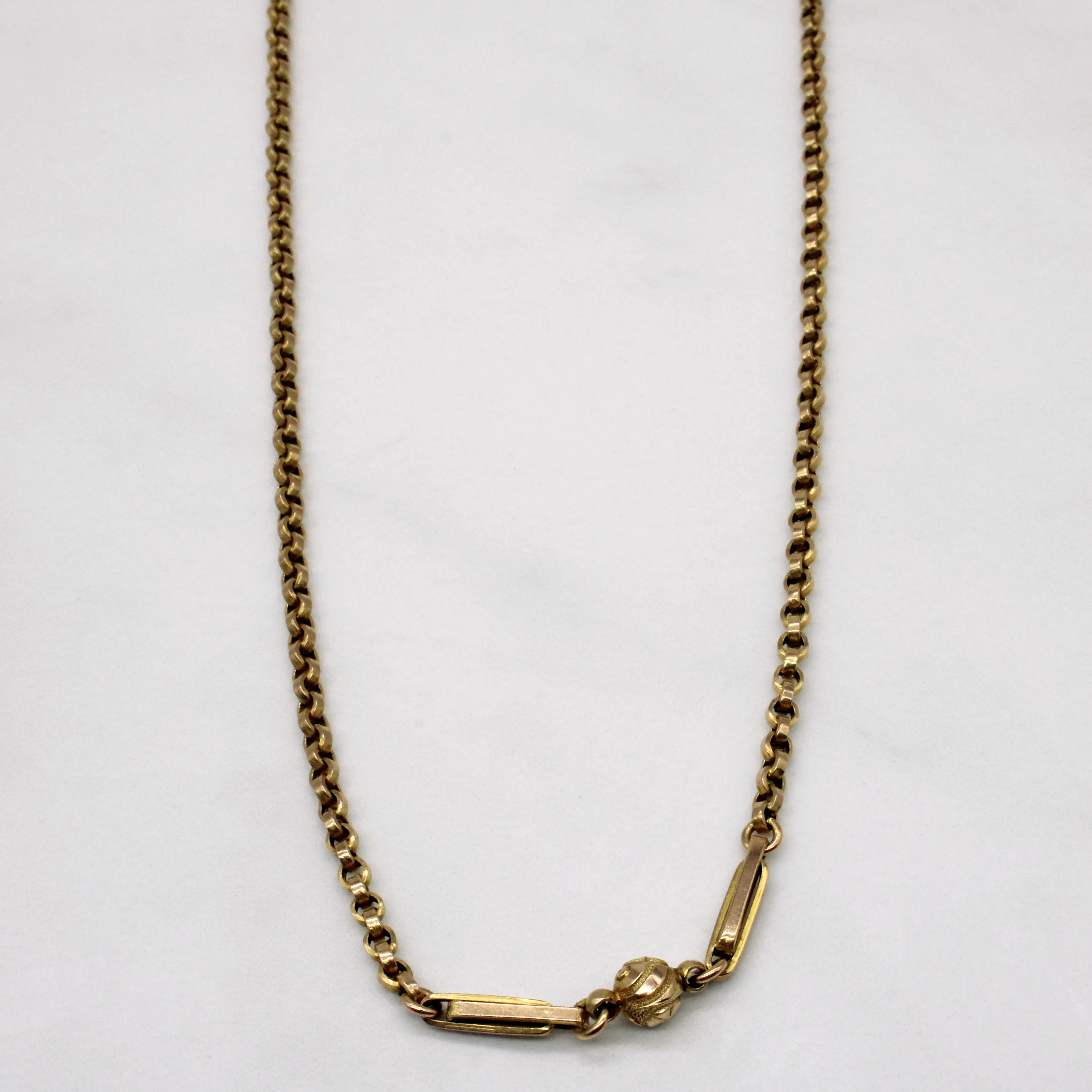 Graduation Day 9k Yellow Gold Link Chain | 56" |