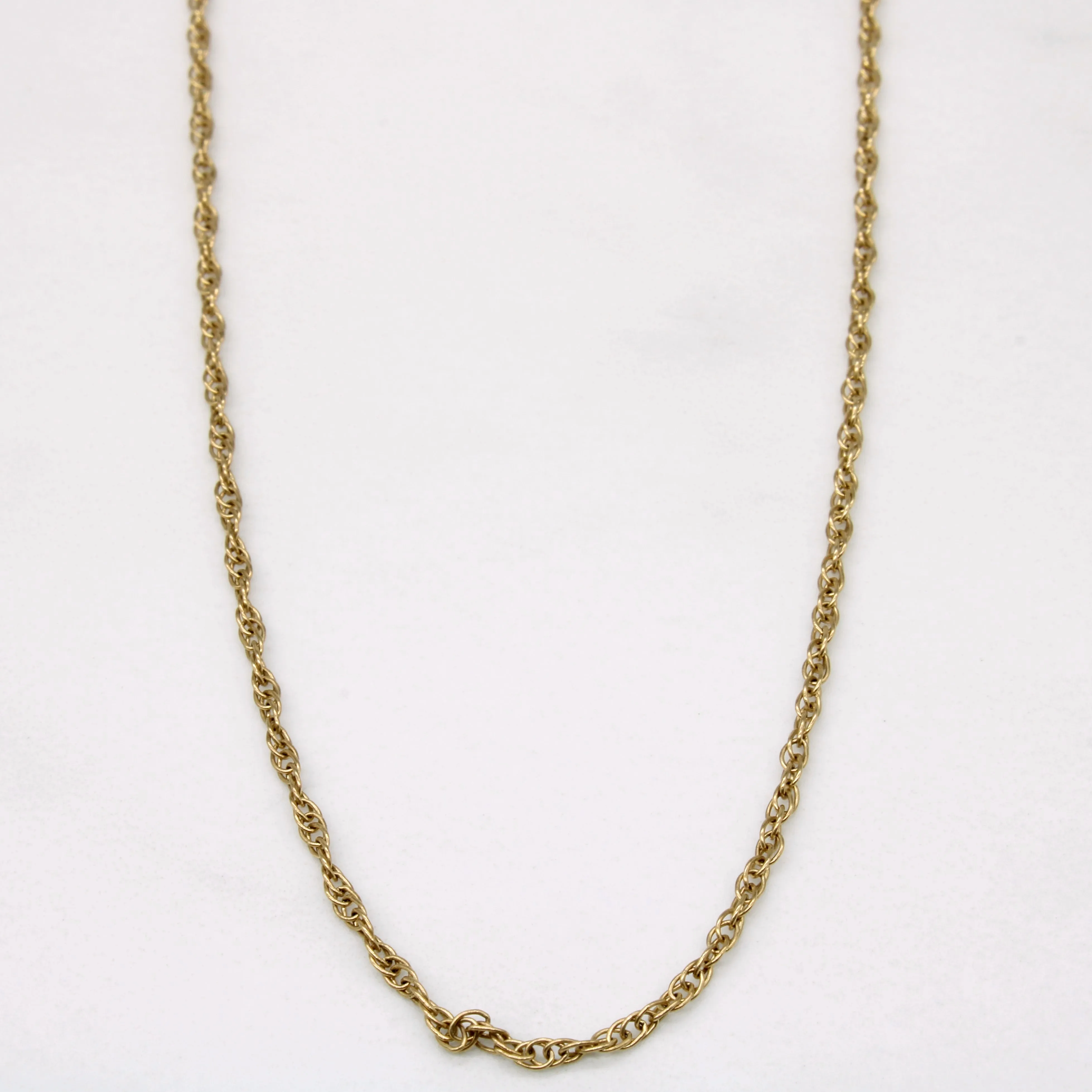 10k Yellow Gold Rope Chain | 18" | Iconic Touch