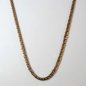 Evening Shine Artisan Sparkle 18k Yellow Gold Parallel Chain | 20" |