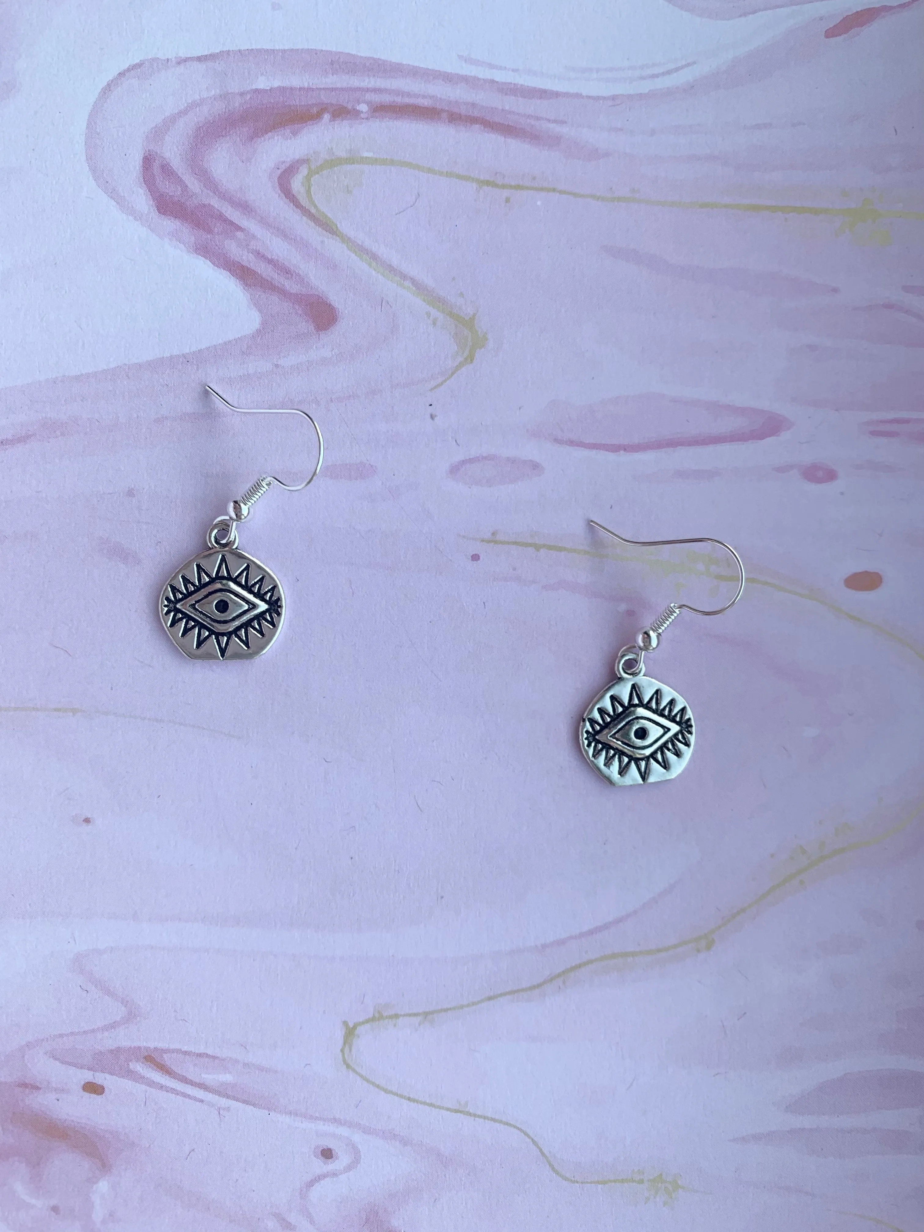 All Seeing Eye Earrings Ornate Ornament Exquisite Selection